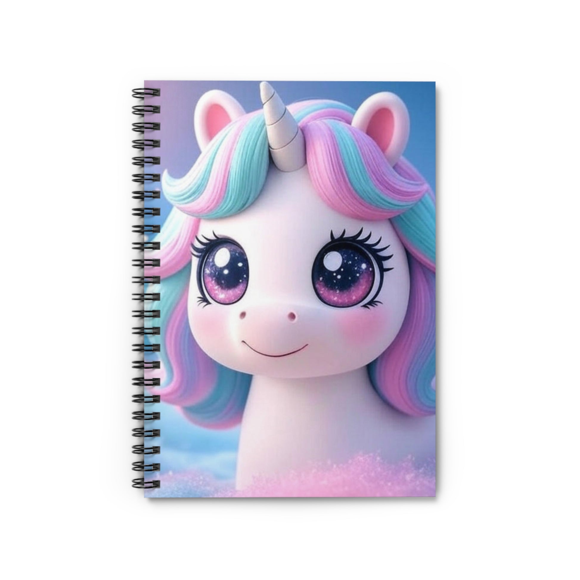Spiral-Notizbuch Einhorn Design | A5 Notizbuch für Kinder u. Erwachsene | Geschenkidee Schule & Geburtstag
