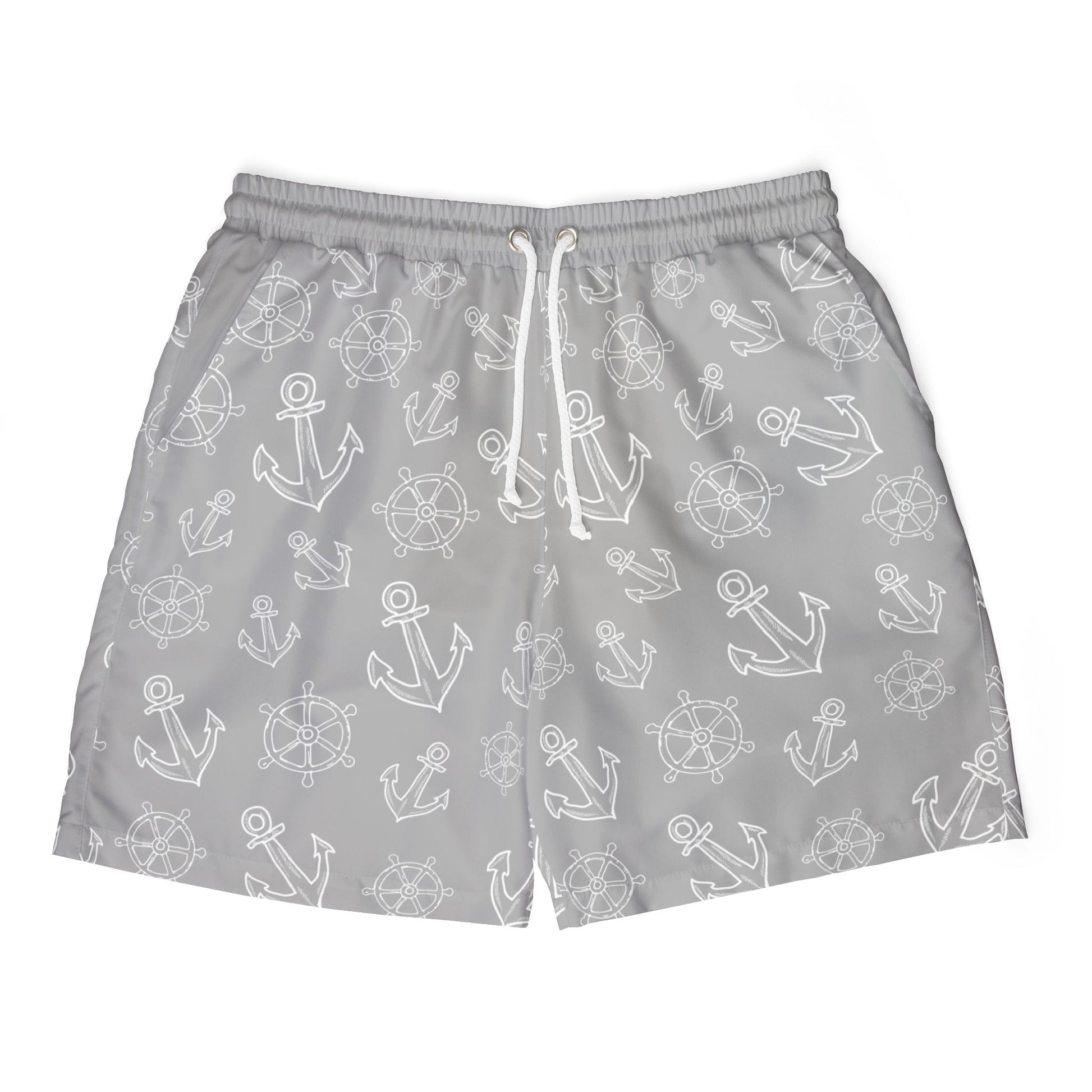 Unisex Badeshorts schnell trocknende Sommer-Shorts mit Kordelzug u. Taschen Strandshorts aus leichtem Polyester für Urlaub u. Pool