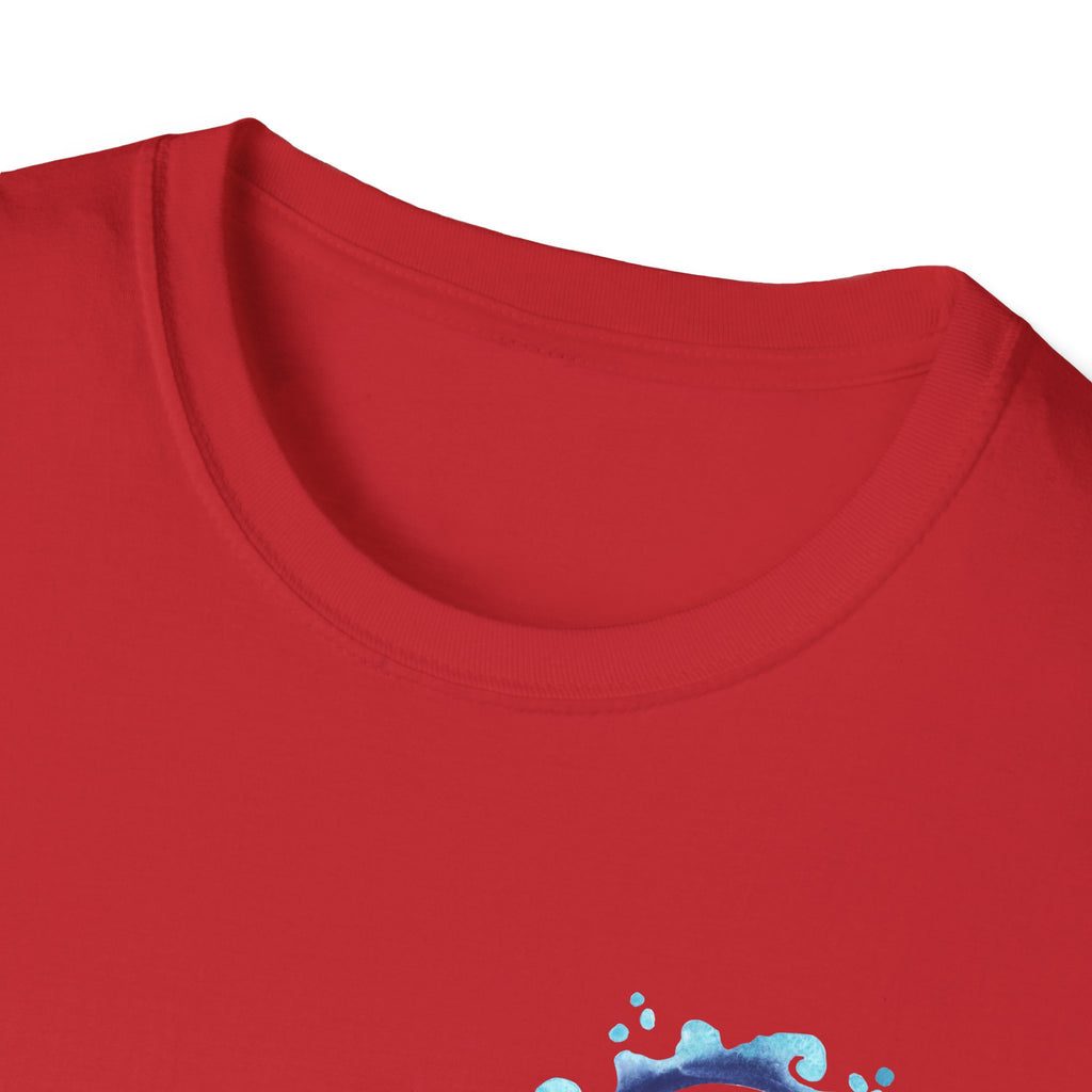 Unisex T-Shirt mit Anker-Design | Maritim | Softstyle Baumwolle | Sommer-Shirt | Geschenk für Strandliebhaber u. Urlaub