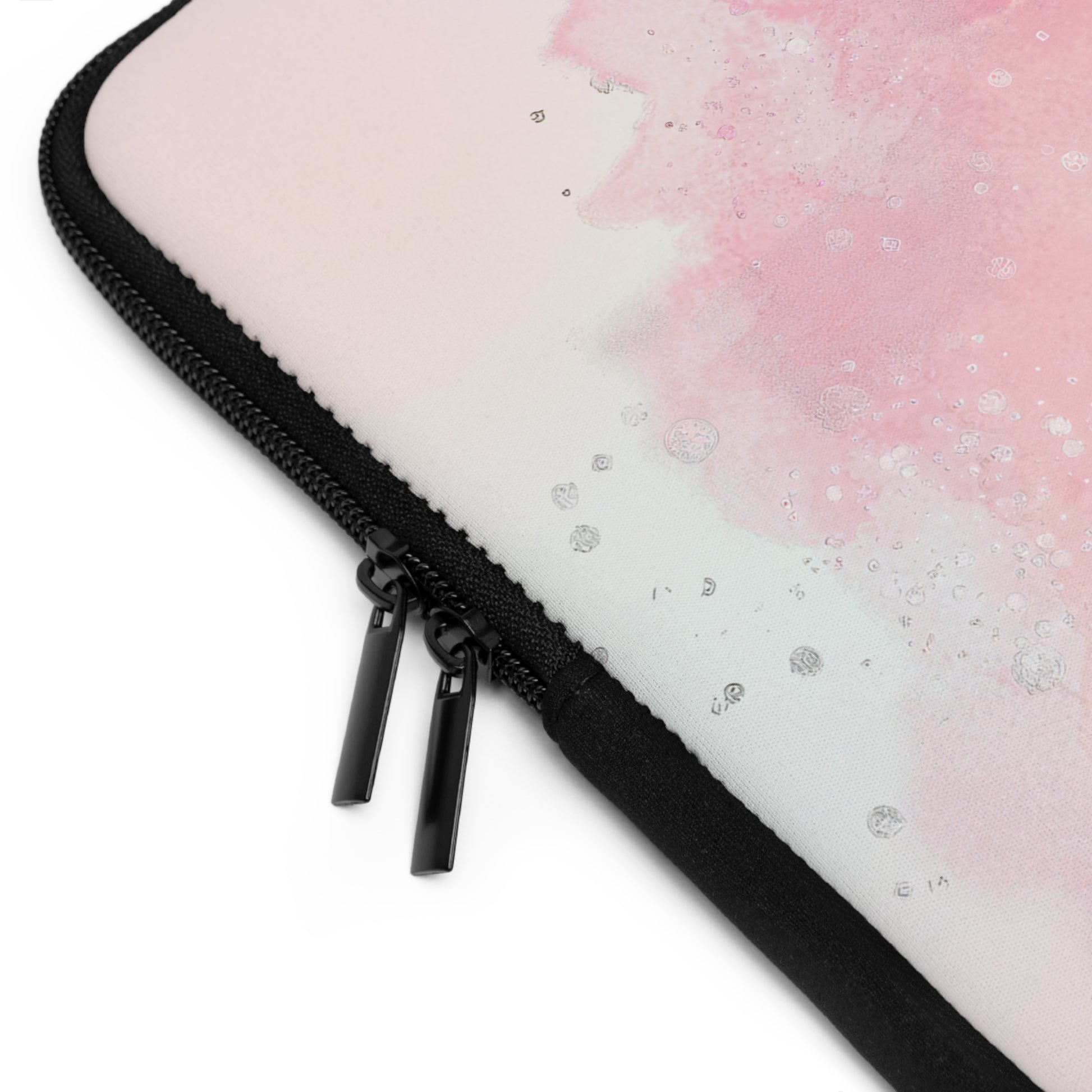 Laptop Hülle Notebook Tasche mit Smiley und pastell Farben gut geschützt und schönes Design zugleich Geschenkidee für Sie und Ihn