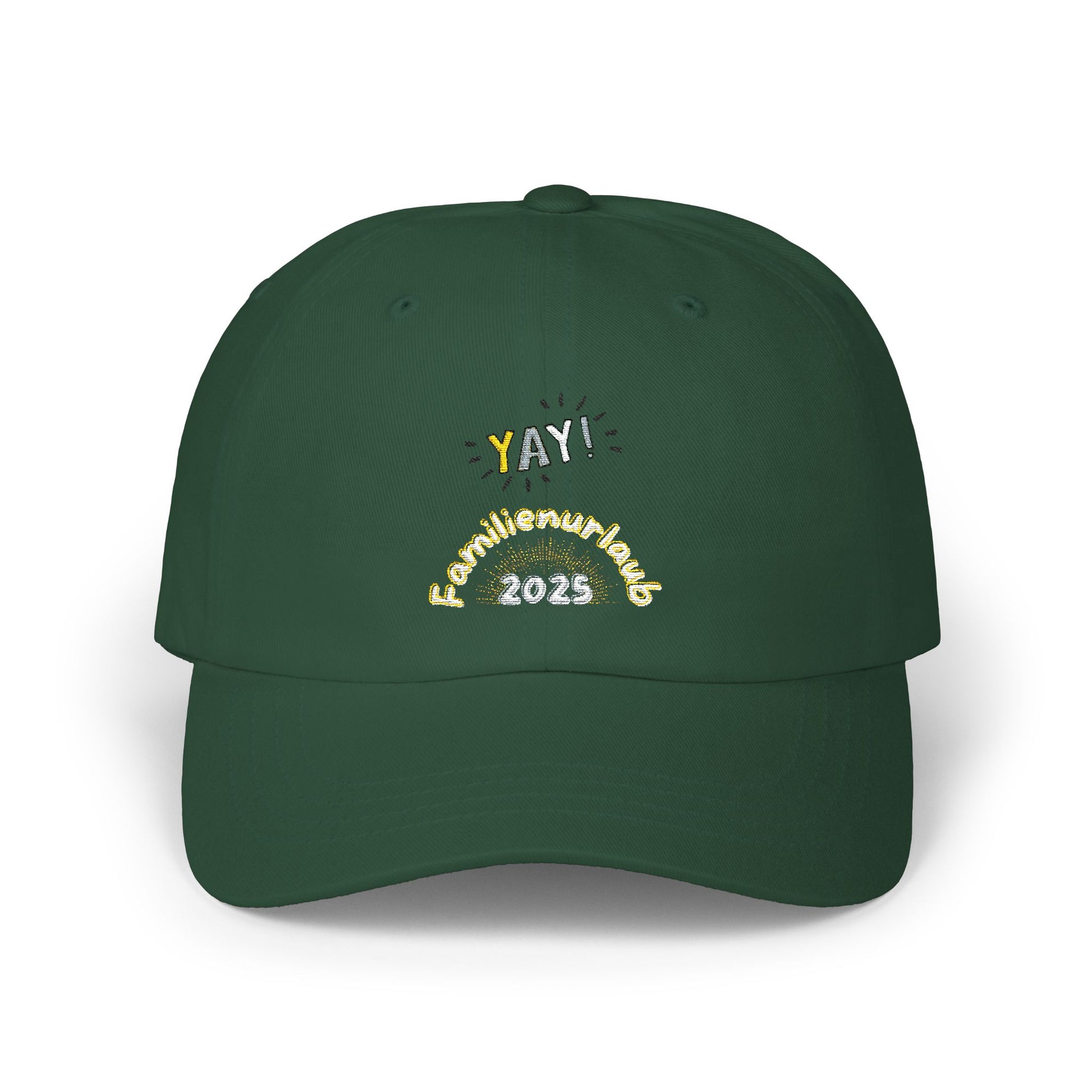 Familienurlaub 2025 Cap  YAY! Familienurlaub 2025 Mütze für Erwachsene | Urlaubs-Outfit | Geschenkidee Familie