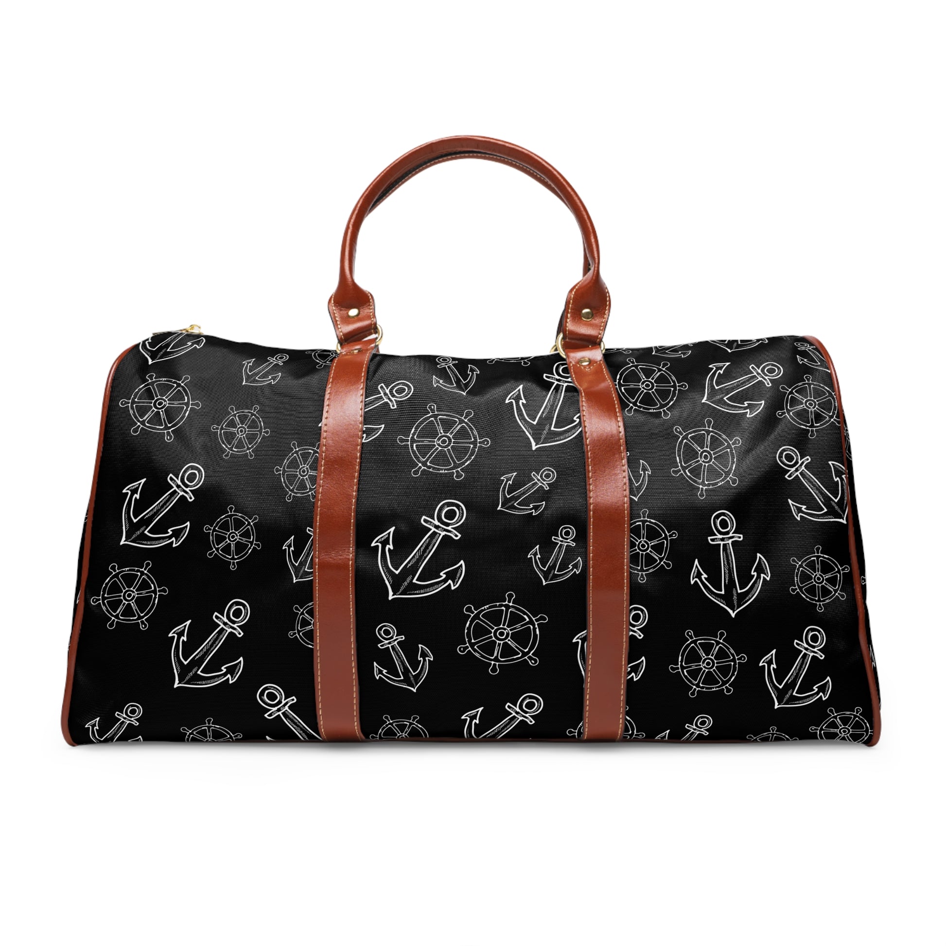 Wasserdichte Reisetasche Damen | Weekender mit Schultergurt u. PU-Ledergriffen  stylisch | Sporttasche u. Handgepäck