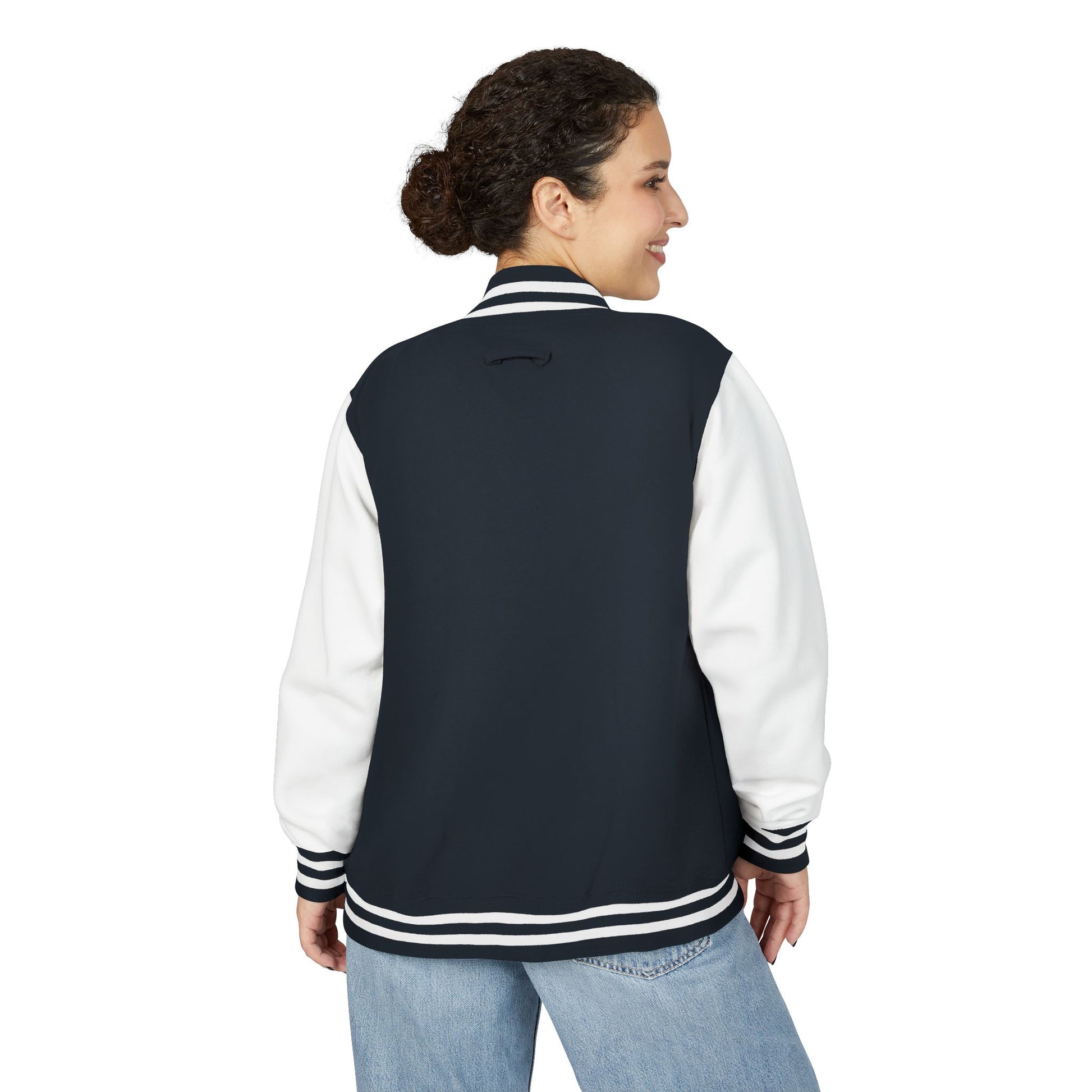 College Letterman Jacke Unisex | Vintage Look | Garngefärbt | 12 Farben | Bequem u. Trendy | Geschenk für Teenager u.  Studierende