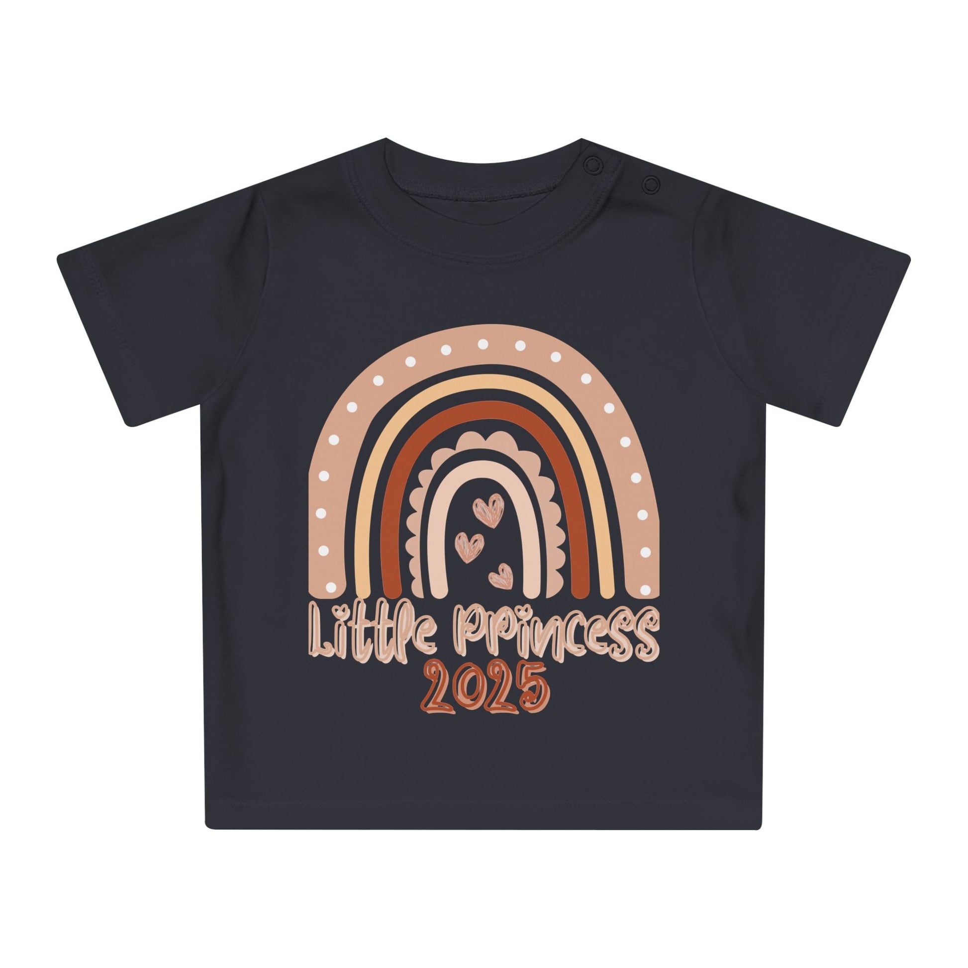 Bio Baby T-Shirt mit Regenbogen  100 % Organic Cotton | Weich, hautfreundlich und nachhaltig