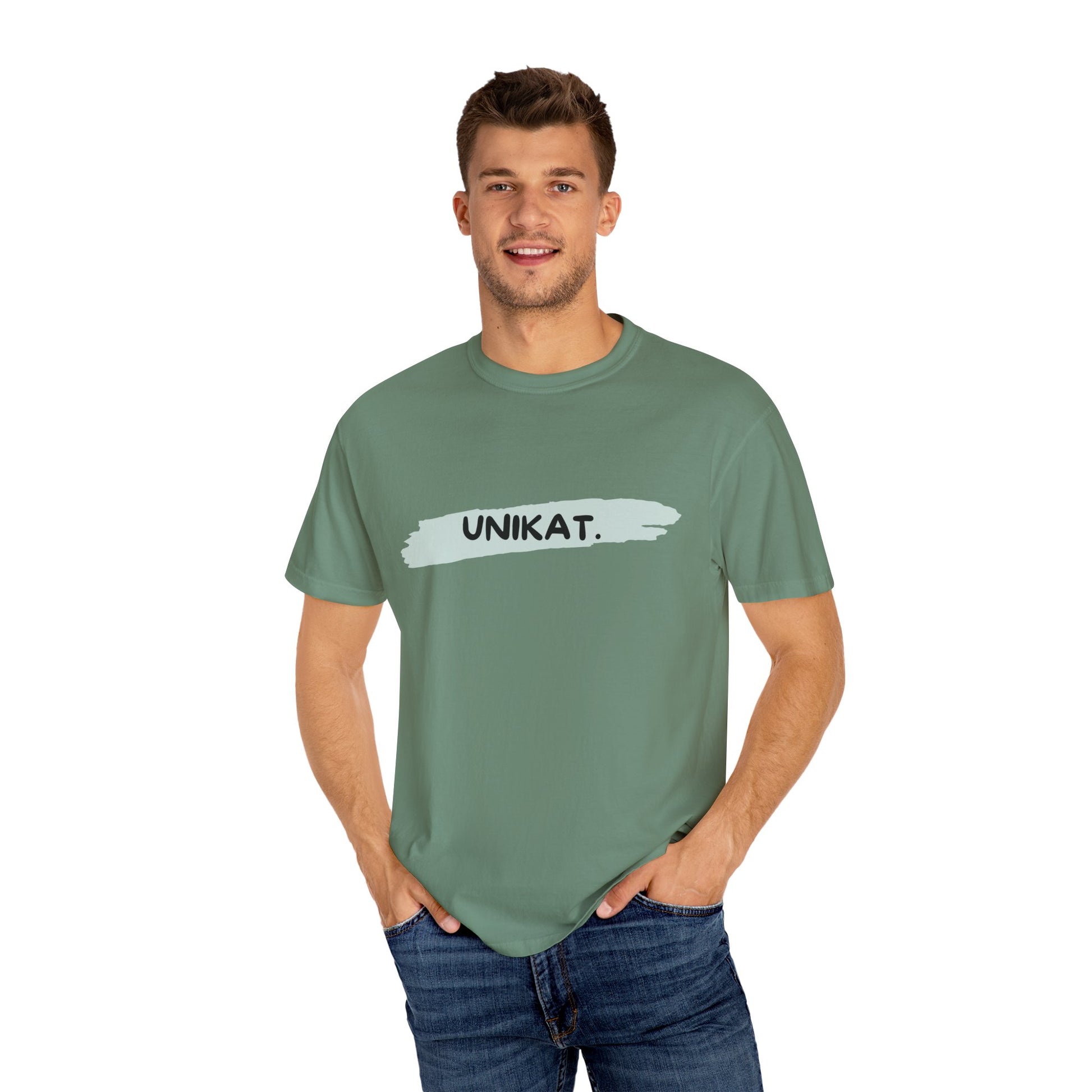 Unikat Garment-Dyed T-shirt | Casual Wear, Gift for Her, Unique Style, Everyday Comfort, Eco-Friendly Fashion