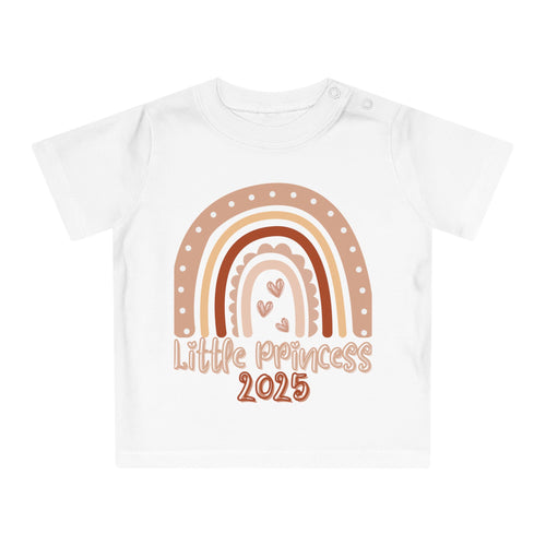 Bio Baby T-Shirt mit Regenbogen  100 % Organic Cotton | Weich, hautfreundlich und nachhaltig