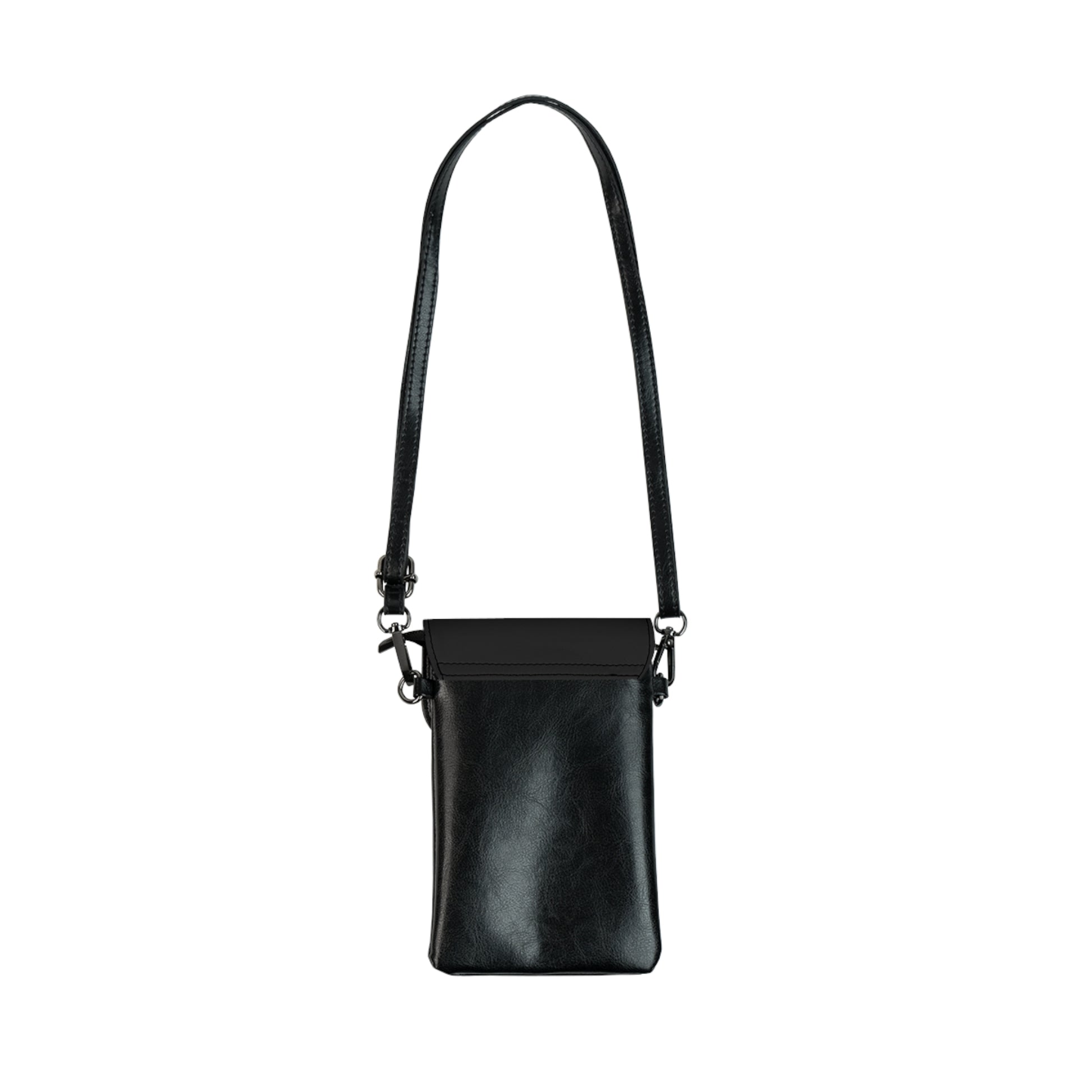 Mini Handytasche mit Geldbörse | Kleine Umhängetasche Damen | Festival-Tasche Crossbody | Vegan Leder, verstellbar