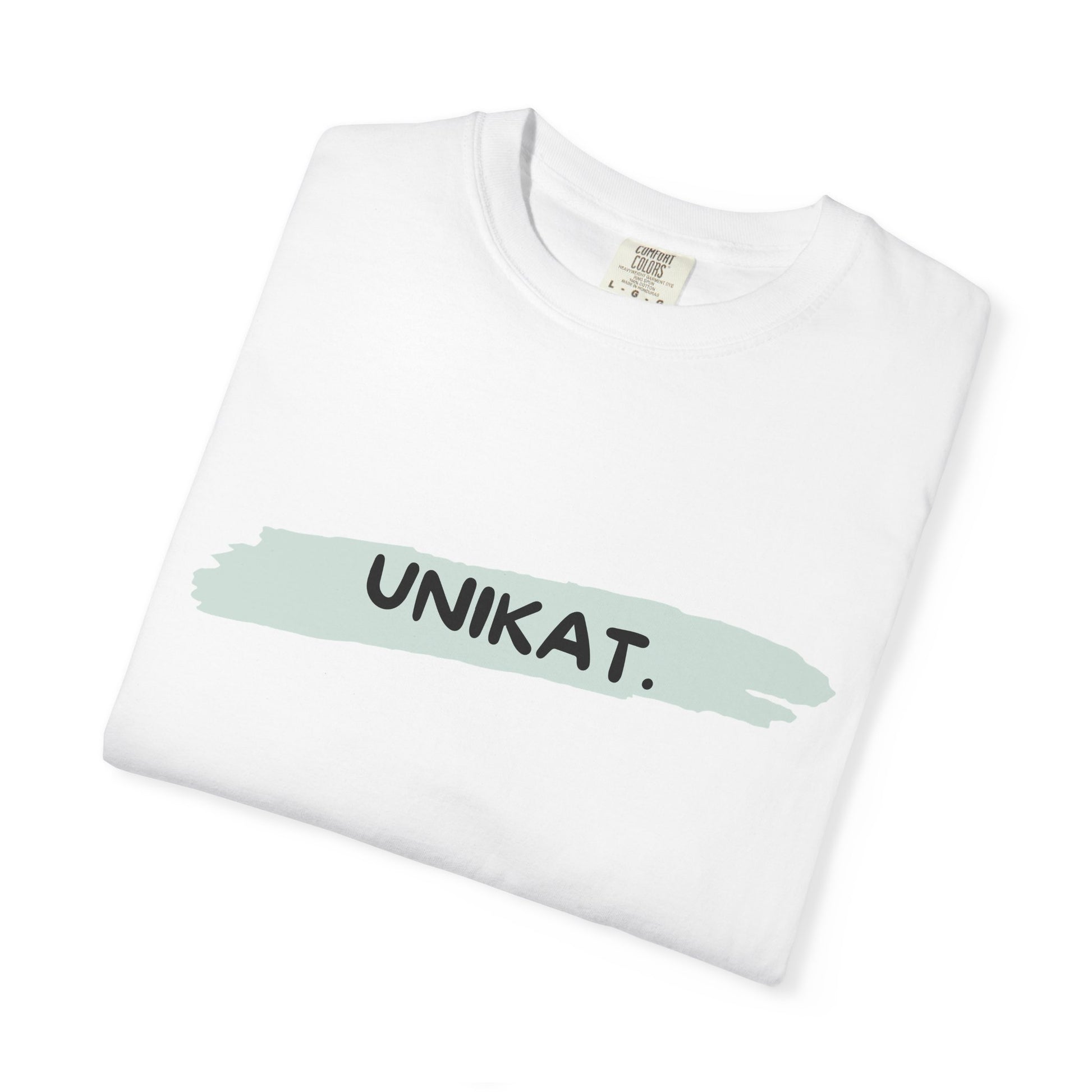 Unikat Garment-Dyed T-shirt | Casual Wear, Gift for Her, Unique Style, Everyday Comfort, Eco-Friendly Fashion