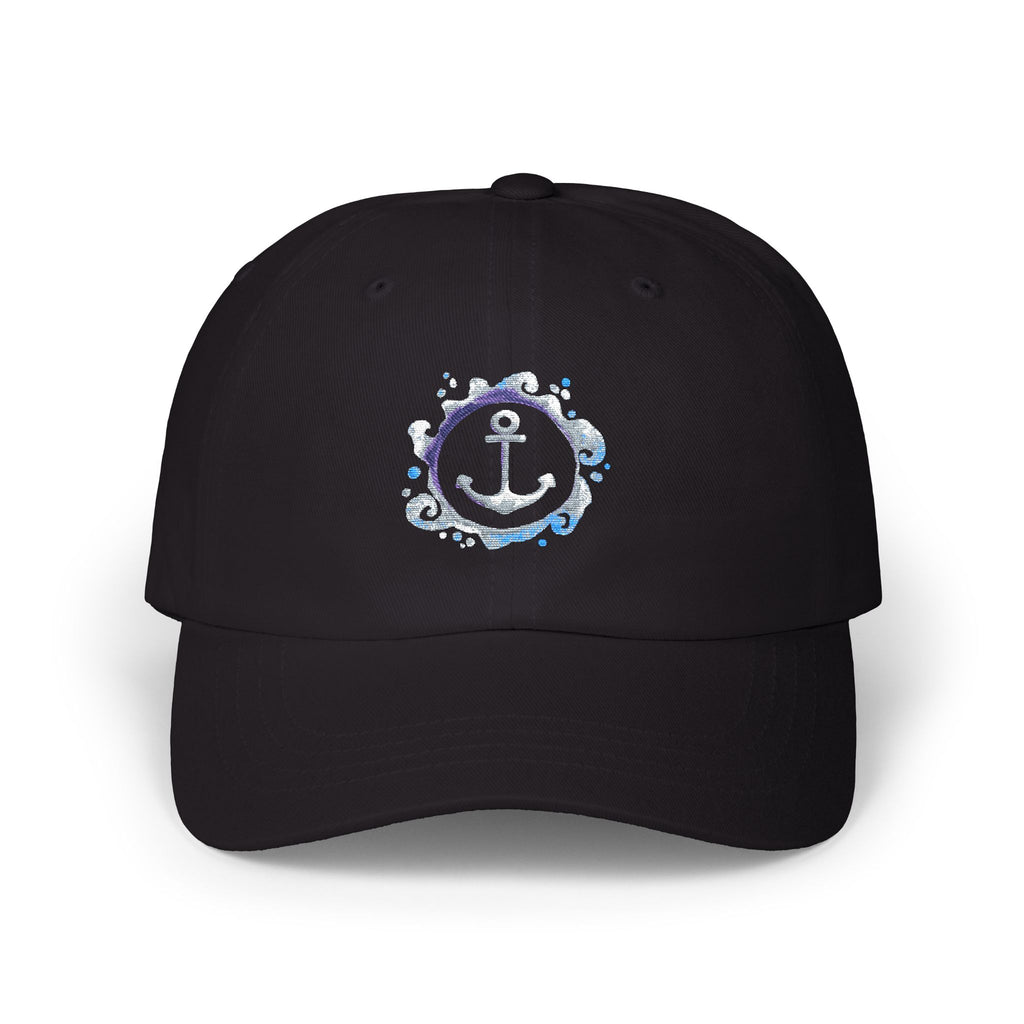Dad Cap aus Baumwolle | Klassische Basecap Unisex | Geschenk für Männer u. Frauen | Sommermütze mit verstellbarem Verschluss Ankermotiv