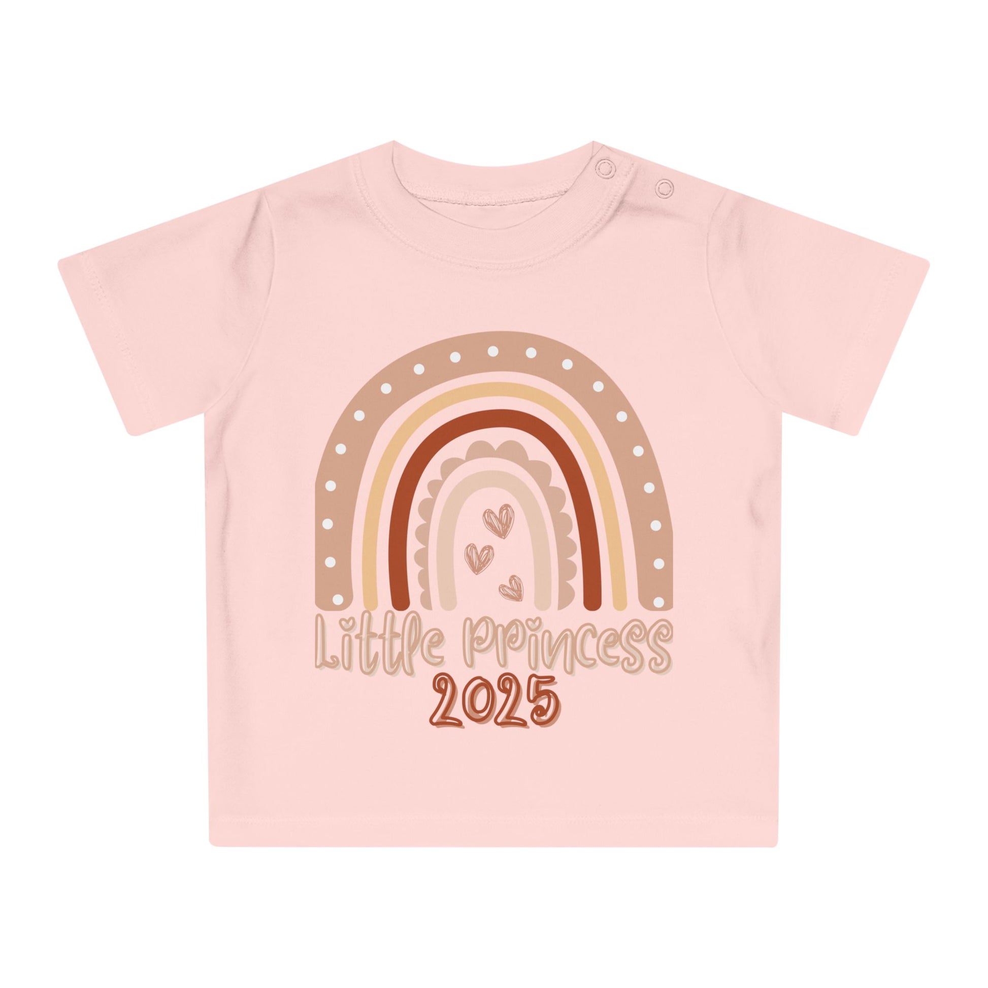 Bio Baby T-Shirt mit Regenbogen  100 % Organic Cotton | Weich, hautfreundlich und nachhaltig