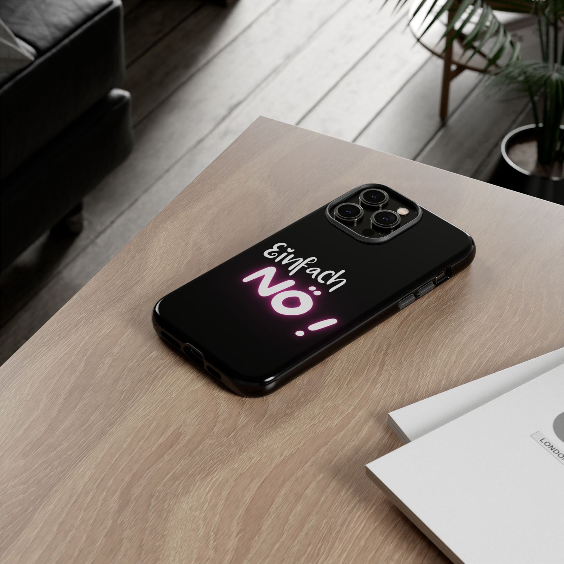 Robuste Handyhülle mit Design | Stoßfeste Schutzhülle für Smartphones | Wireless-Charging geeignet | Moderne Handy-Hülle