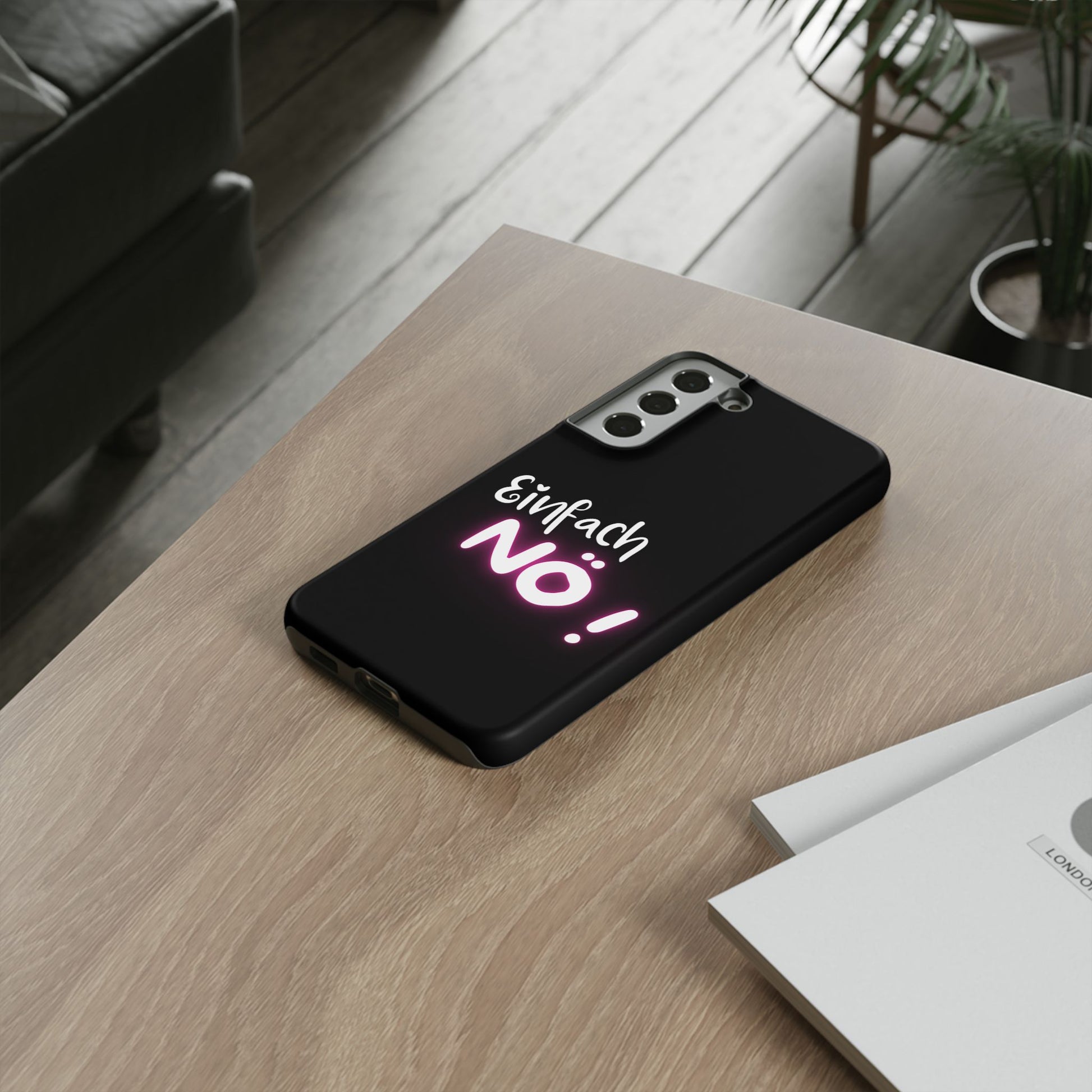 Robuste Handyhülle mit Design | Stoßfeste Schutzhülle für Smartphones | Wireless-Charging geeignet | Moderne Handy-Hülle
