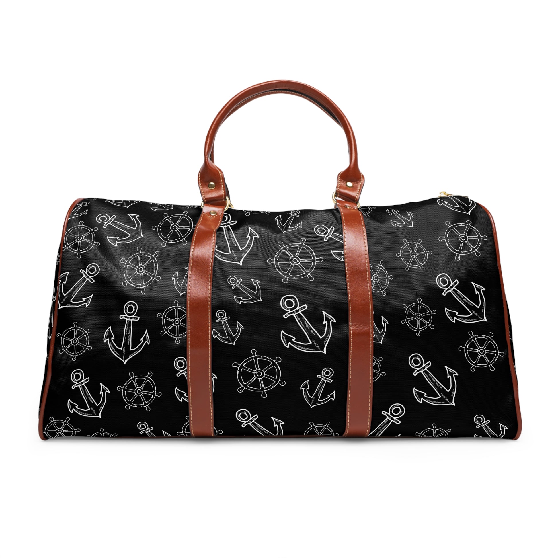 Wasserdichte Reisetasche Damen | Weekender mit Schultergurt u. PU-Ledergriffen  stylisch | Sporttasche u. Handgepäck