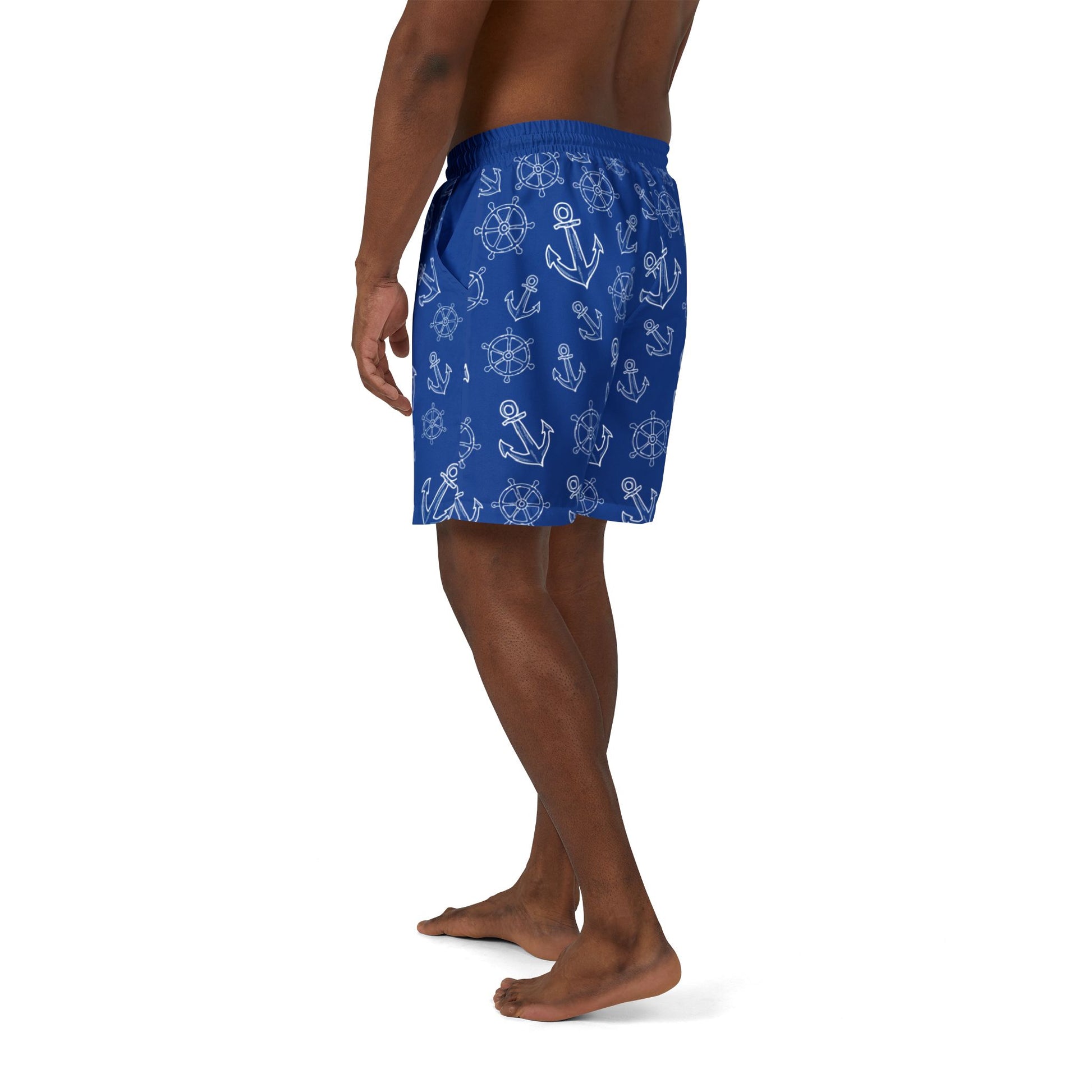 Unisex Badeshorts  schnell trocknende Sommer-Shorts mit Kordelzug u. Taschen  Strandshorts aus leichtem Polyester  für Urlaub u. Pool