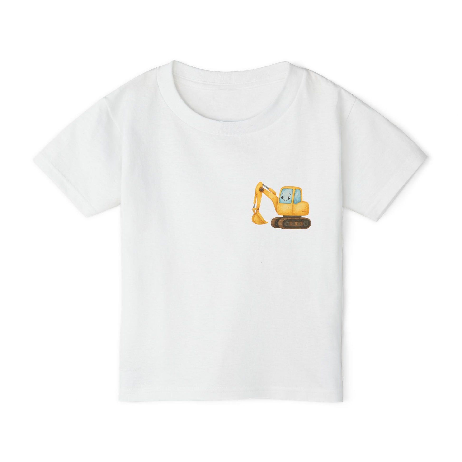Toddler Excavator T-Shirt | Cute Construction Tee, Kids Gift for Birthdays, Toddler Outfits, Playtime Essentials, Birthday Party
