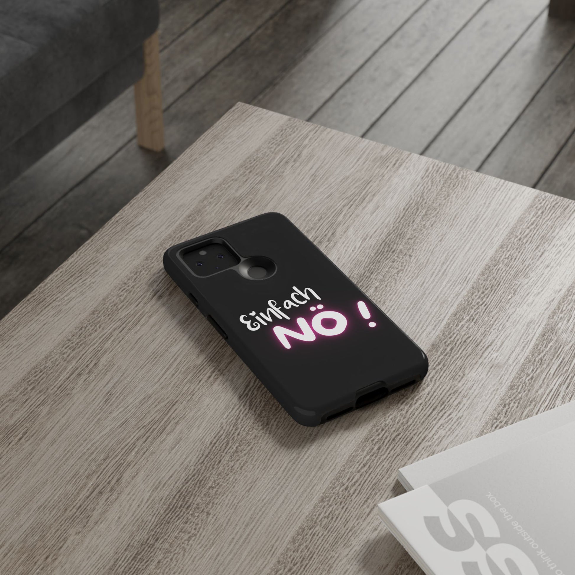 Robuste Handyhülle mit Design | Stoßfeste Schutzhülle für Smartphones | Wireless-Charging geeignet | Moderne Handy-Hülle