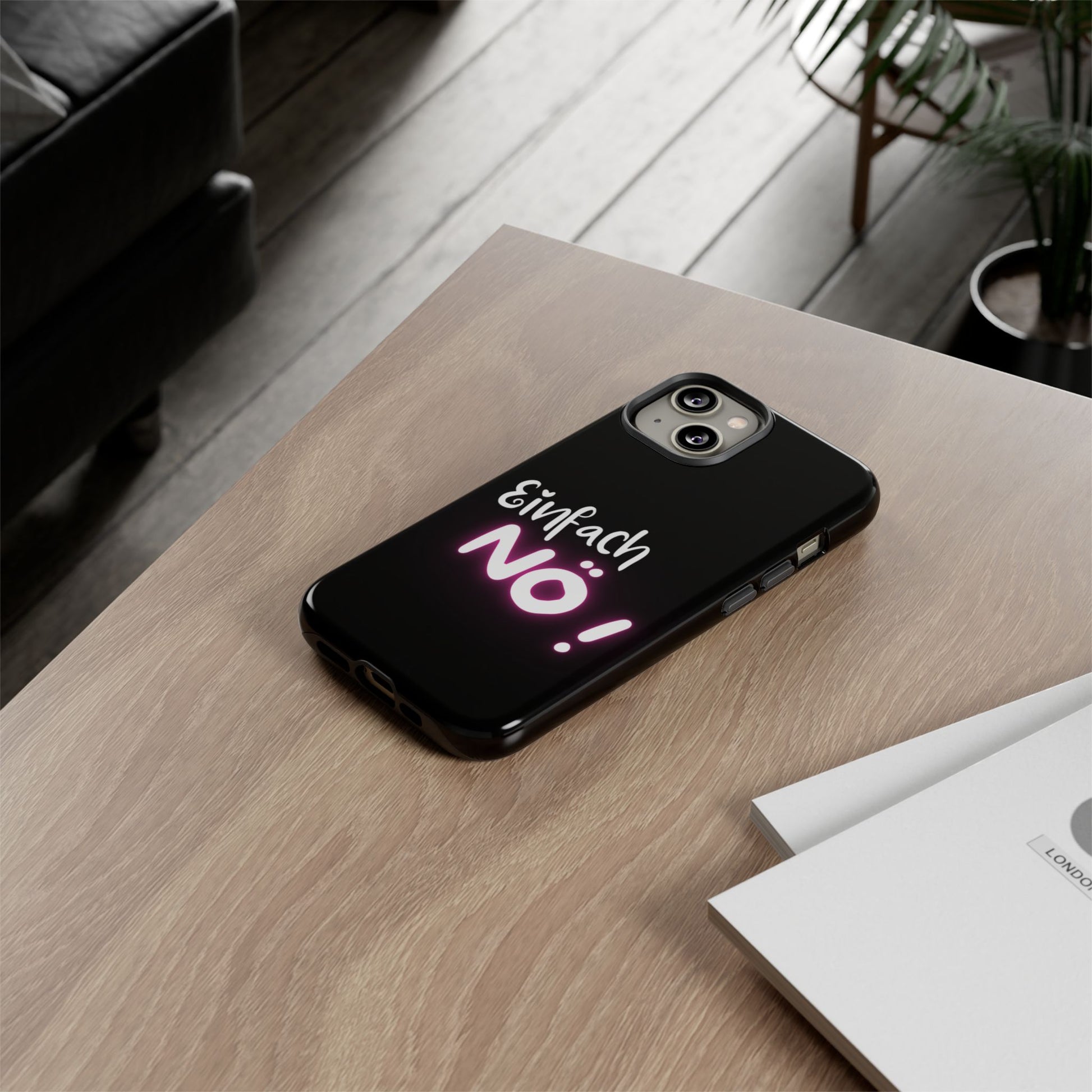Robuste Handyhülle mit Design | Stoßfeste Schutzhülle für Smartphones | Wireless-Charging geeignet | Moderne Handy-Hülle