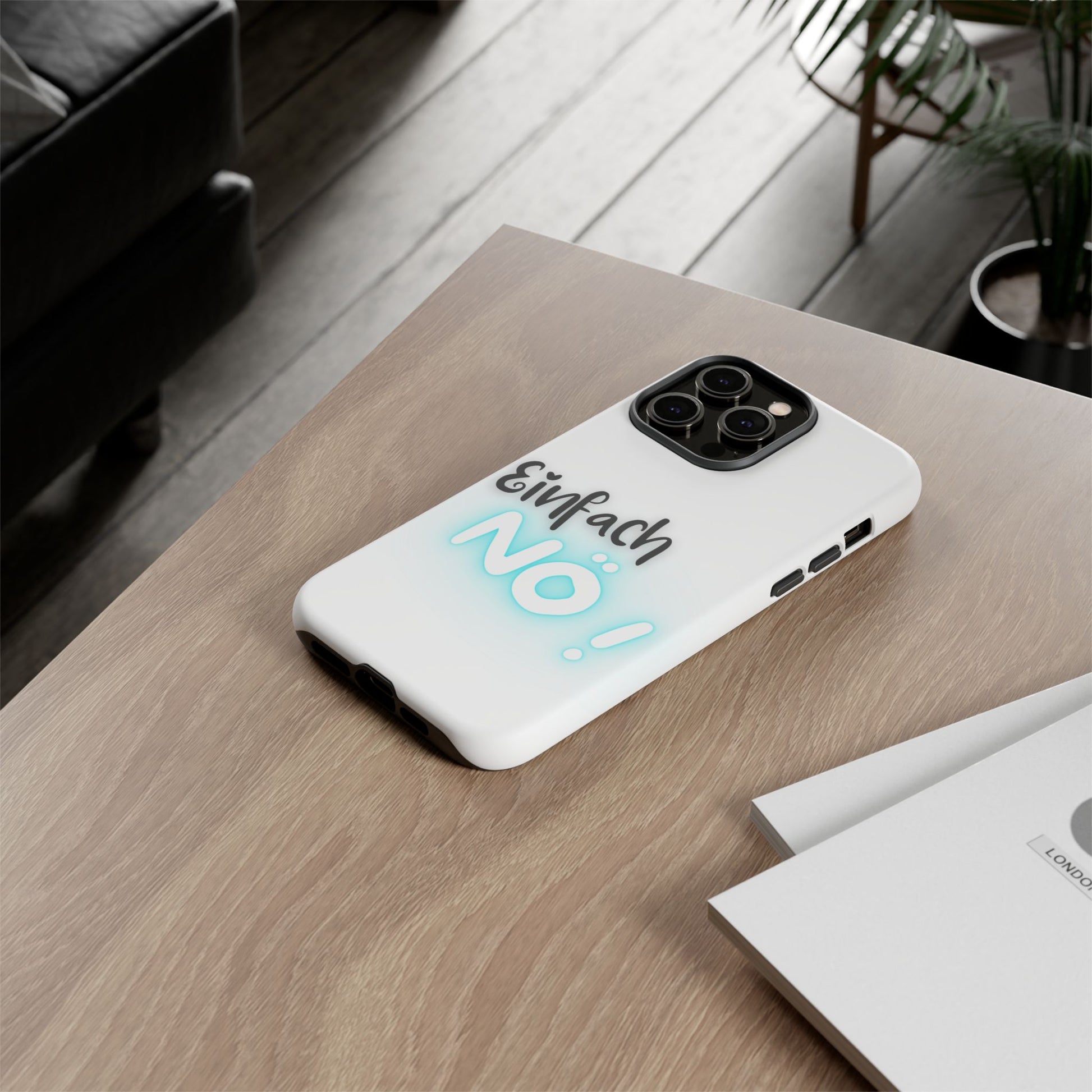Robuste Handyhülle mit Design | Stoßfeste Schutzhülle für Smartphones  | Wireless-Charging geeignet | Moderne Handy-Hülle