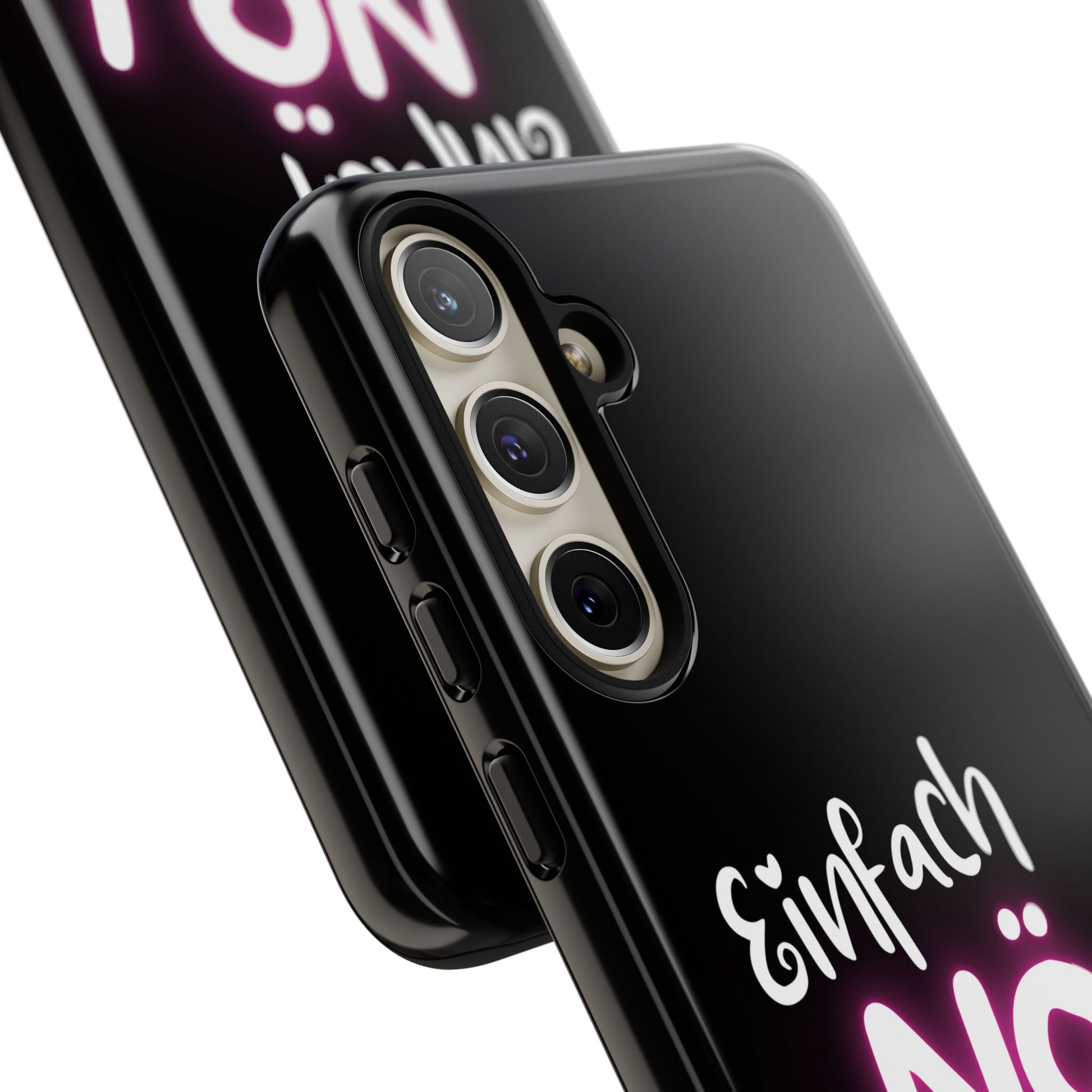 Robuste Handyhülle mit Design | Stoßfeste Schutzhülle für Smartphones | Wireless-Charging geeignet | Moderne Handy-Hülle