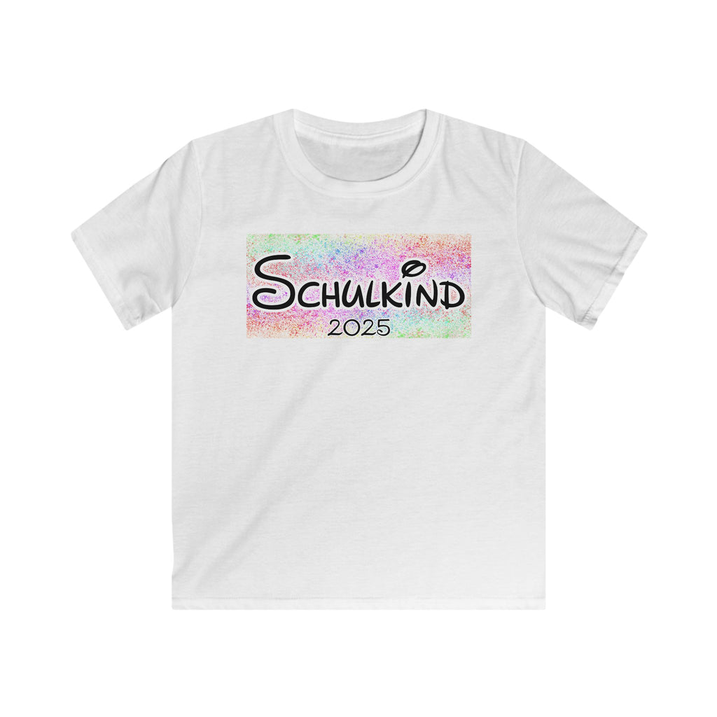 Kinder Shirt aus weicher Baumwolle  Schulkind  print perfekt für Schule, Geburtstag und Sommer bequem u. langlebig