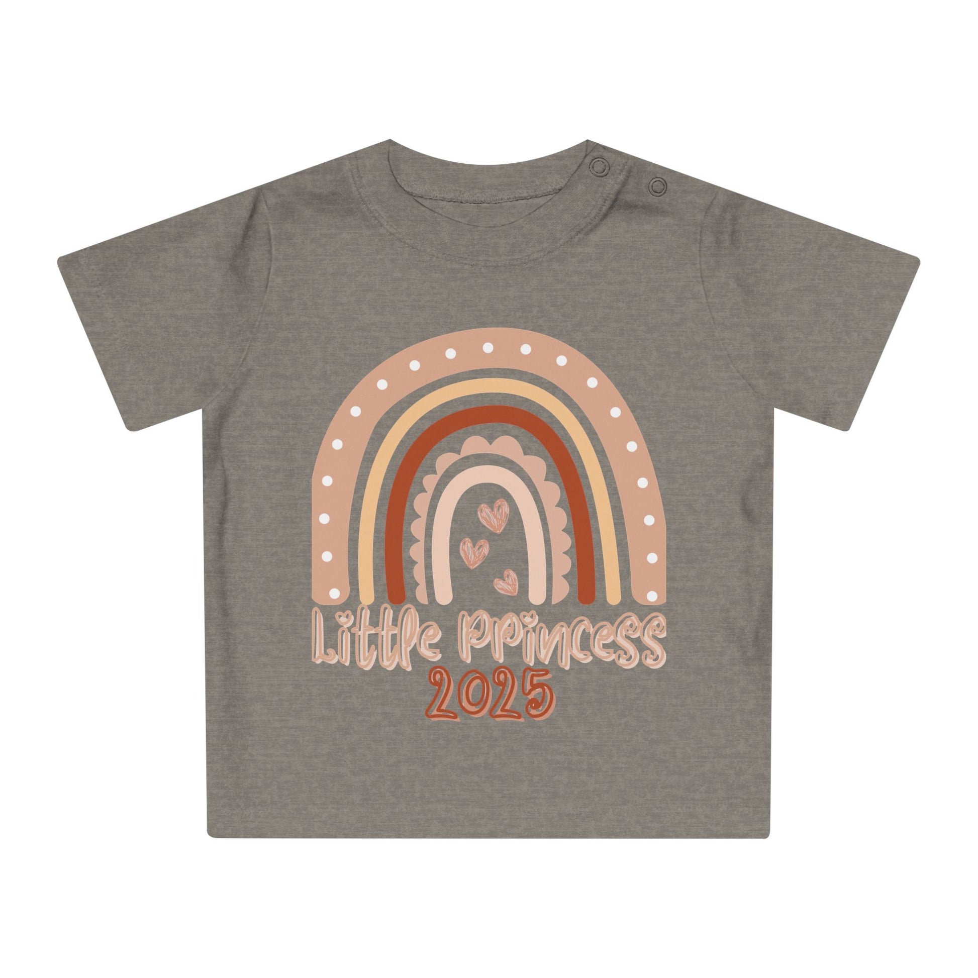 Bio Baby T-Shirt mit Regenbogen  100 % Organic Cotton | Weich, hautfreundlich und nachhaltig
