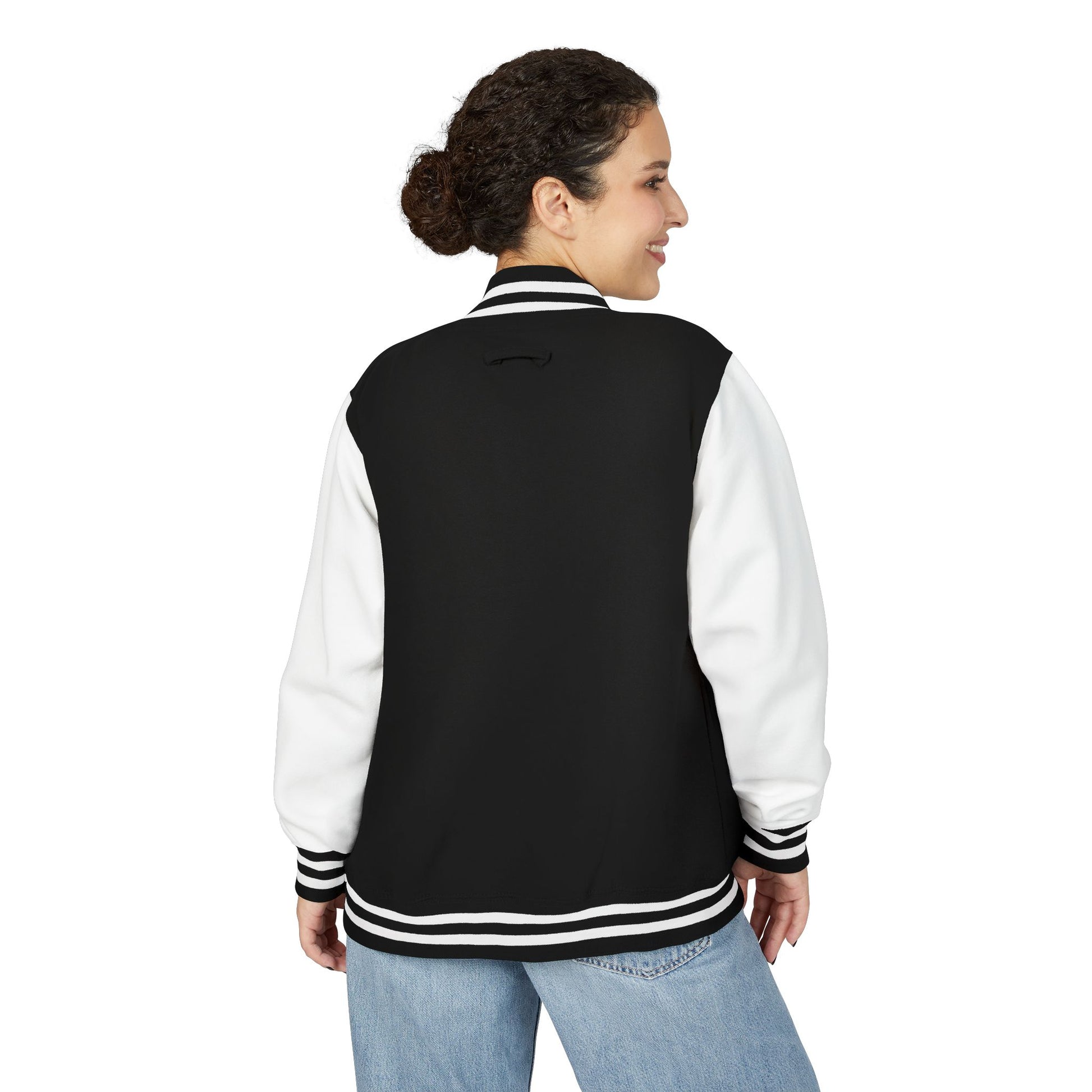College Letterman Jacke Unisex | Vintage Look | Garngefärbt | 12 Farben | Bequem u. Trendy | Geschenk für Teenager u.  Studierende