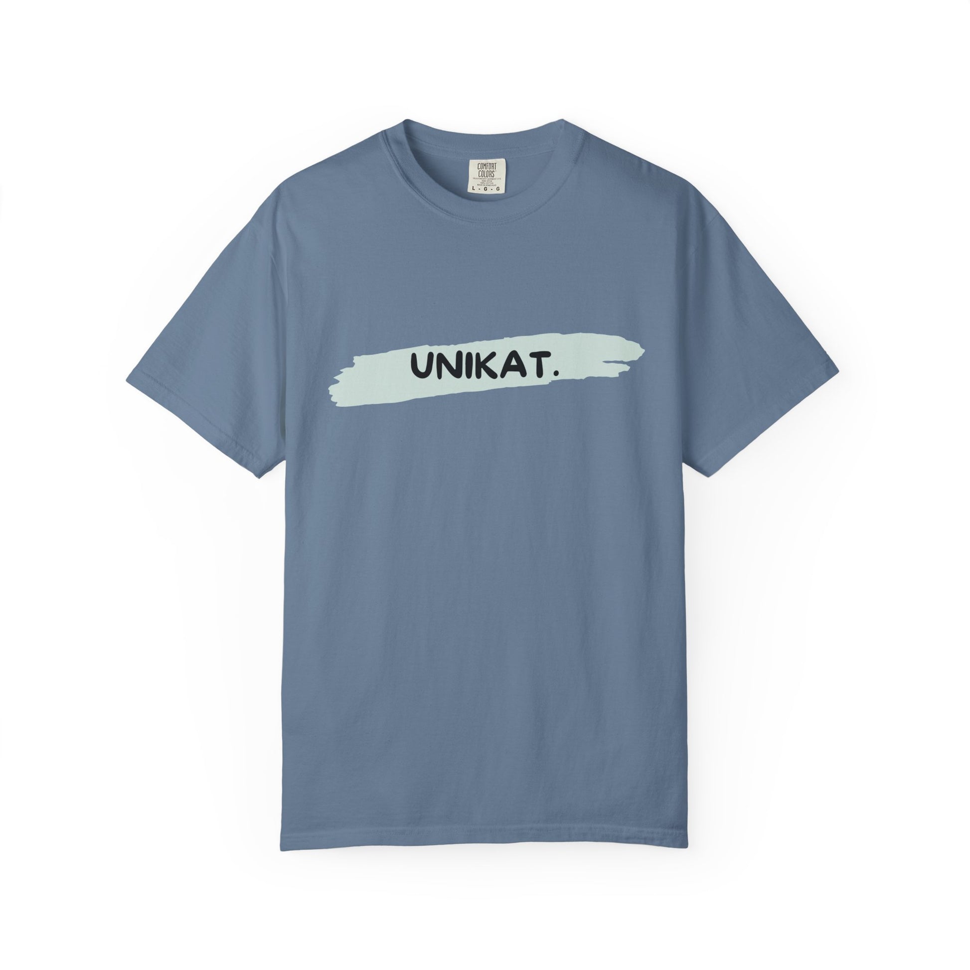 Unikat Garment-Dyed T-shirt | Casual Wear, Gift for Her, Unique Style, Everyday Comfort, Eco-Friendly Fashion