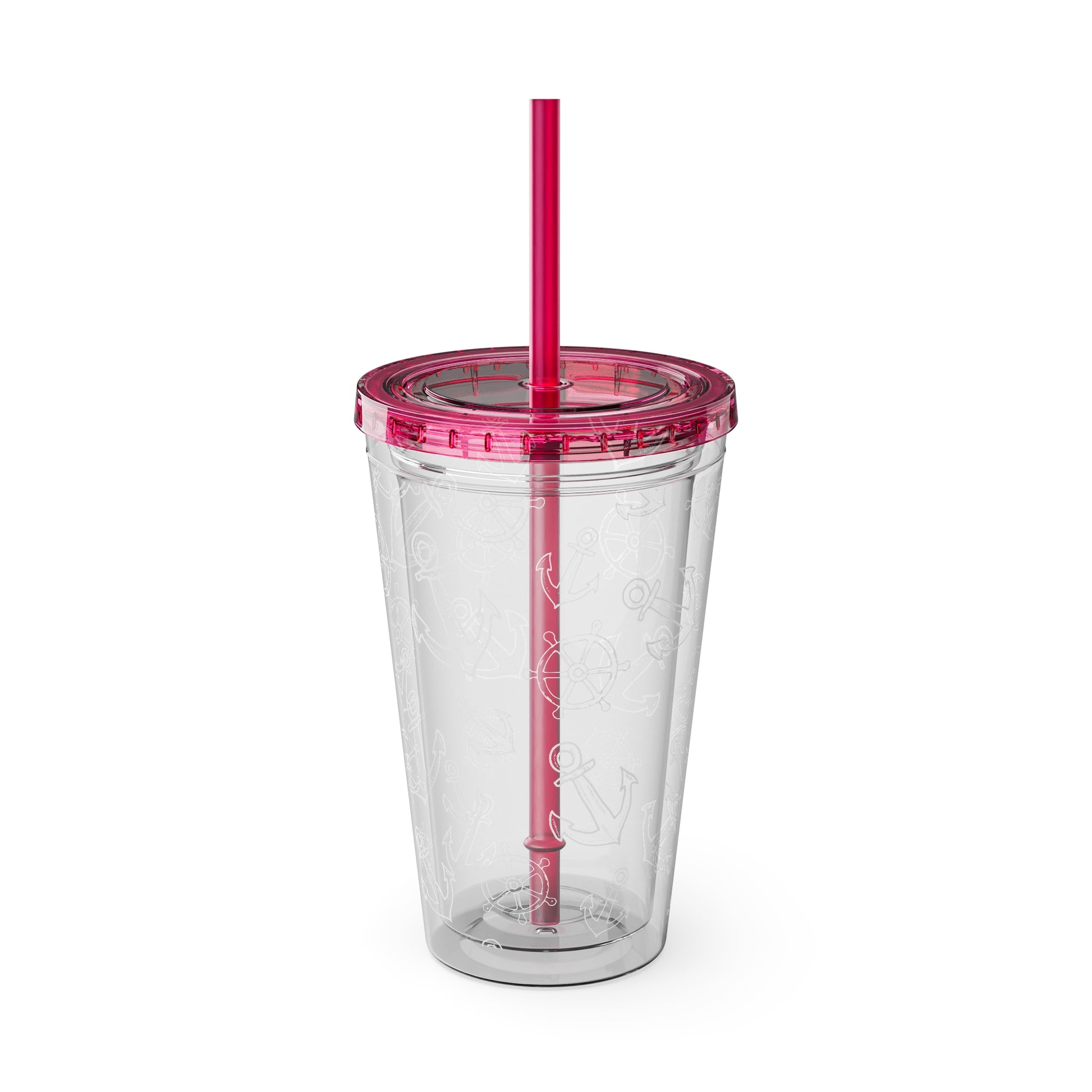 Bunter Tumbler mit Strohhalm  16oz doppelwandiger Trinkbecher | 11 Farben | BPA-frei | Stylisch & praktisch für unterwegs