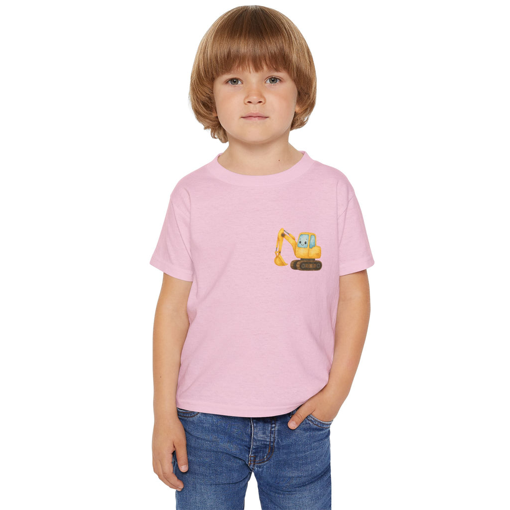 Toddler Excavator T-Shirt | Cute Construction Tee, Kids Gift for Birthdays, Toddler Outfits, Playtime Essentials, Birthday Party