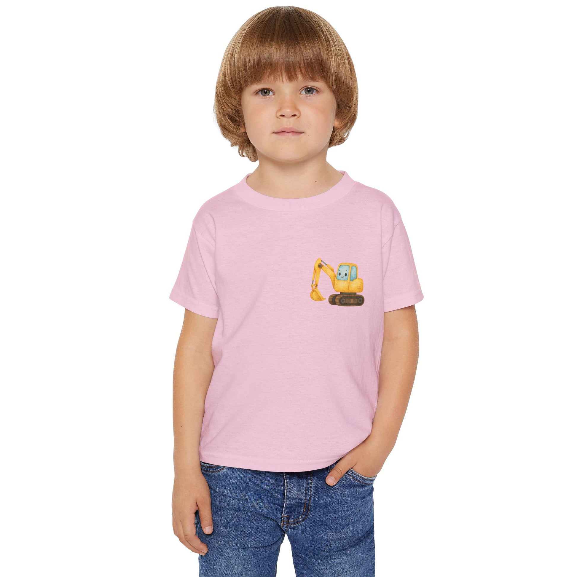 Toddler Excavator T-Shirt | Cute Construction Tee, Kids Gift for Birthdays, Toddler Outfits, Playtime Essentials, Birthday Party