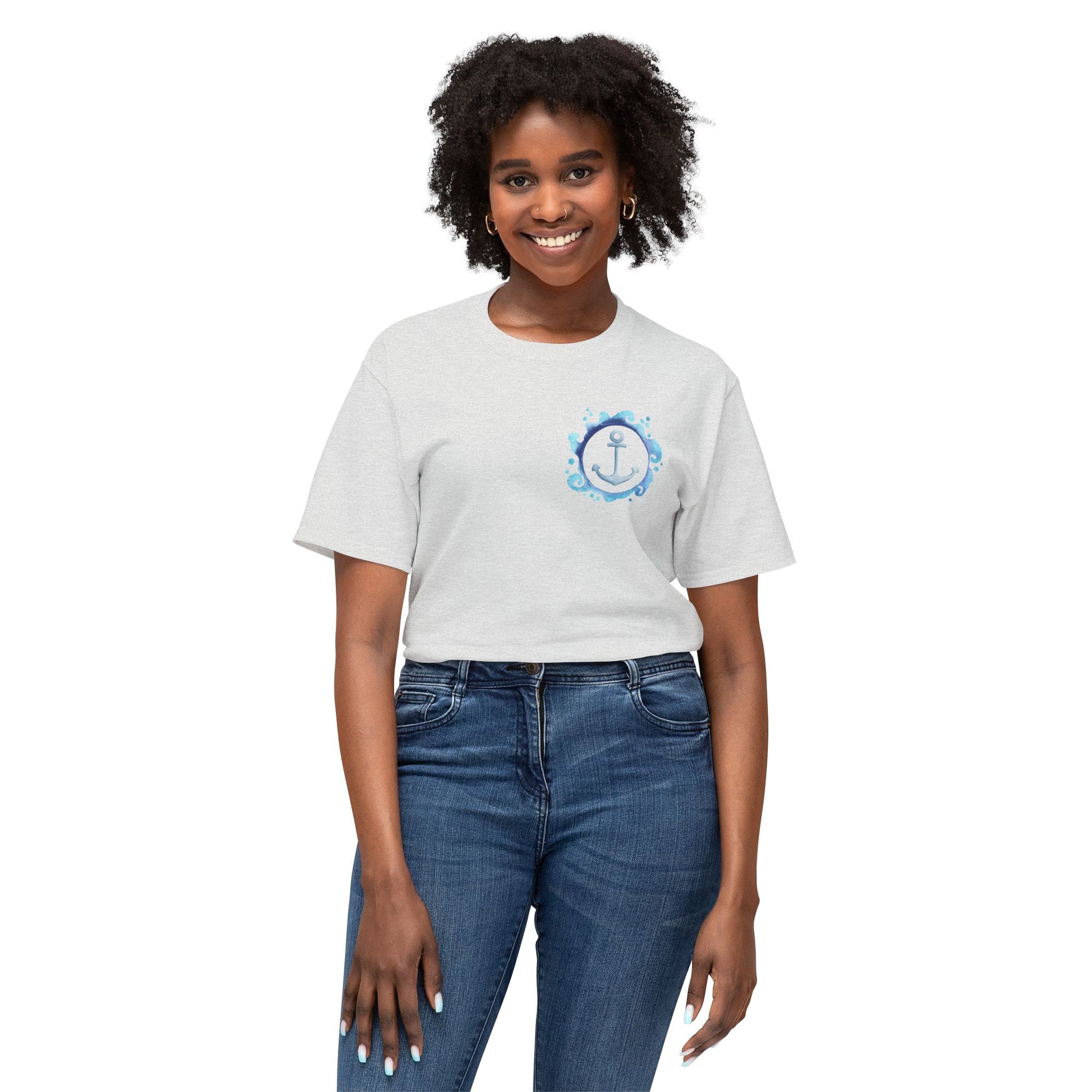 Unisex T-Shirt mit maritimem Design | Weiches Baumwollshirt | Geschenk für Strandliebhaber | Sommer Shirt für Männer u. Frauen