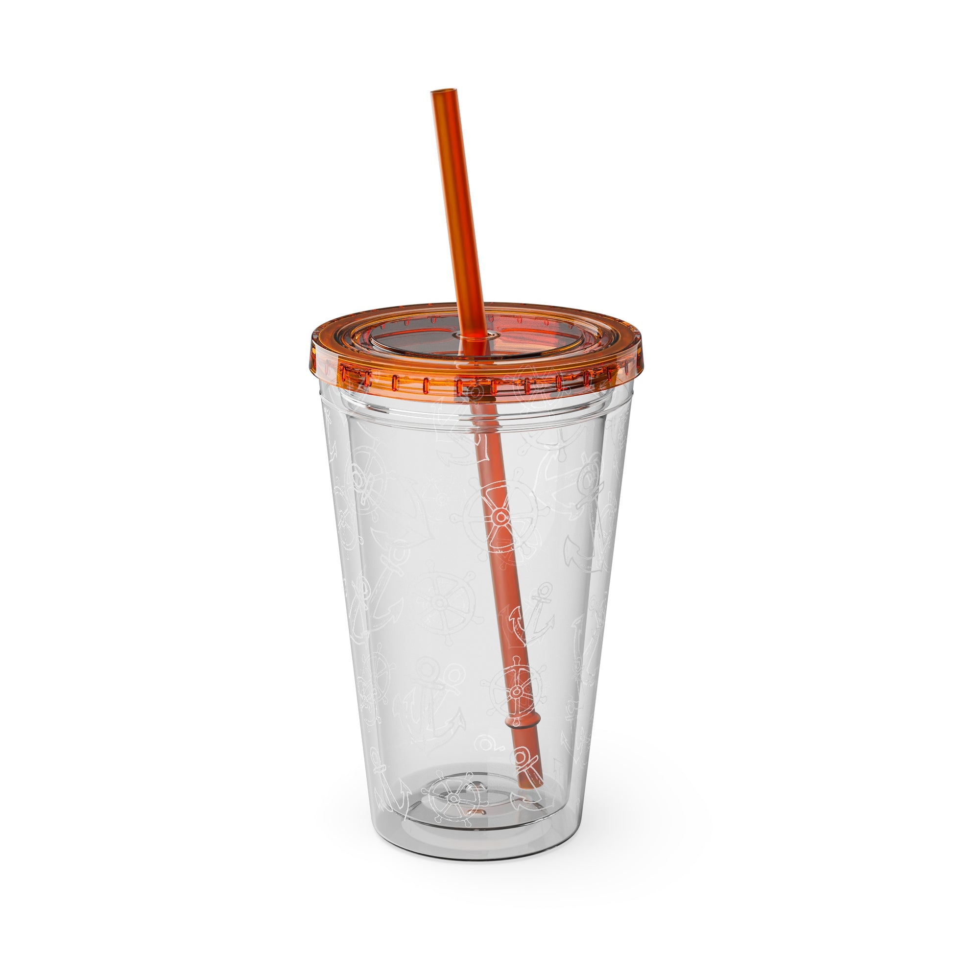 Bunter Tumbler mit Strohhalm  16oz doppelwandiger Trinkbecher | 11 Farben | BPA-frei | Stylisch & praktisch für unterwegs
