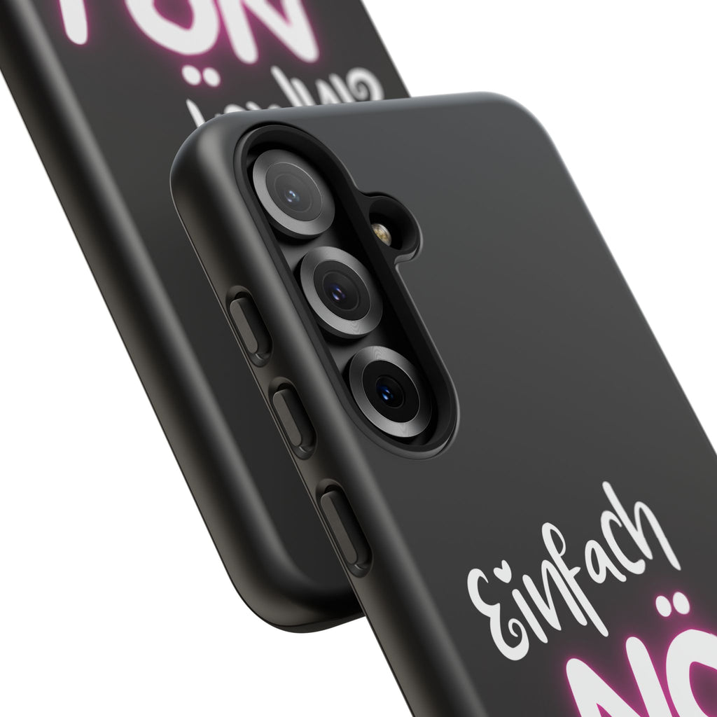 Robuste Handyhülle mit Design | Stoßfeste Schutzhülle für Smartphones | Wireless-Charging geeignet | Moderne Handy-Hülle