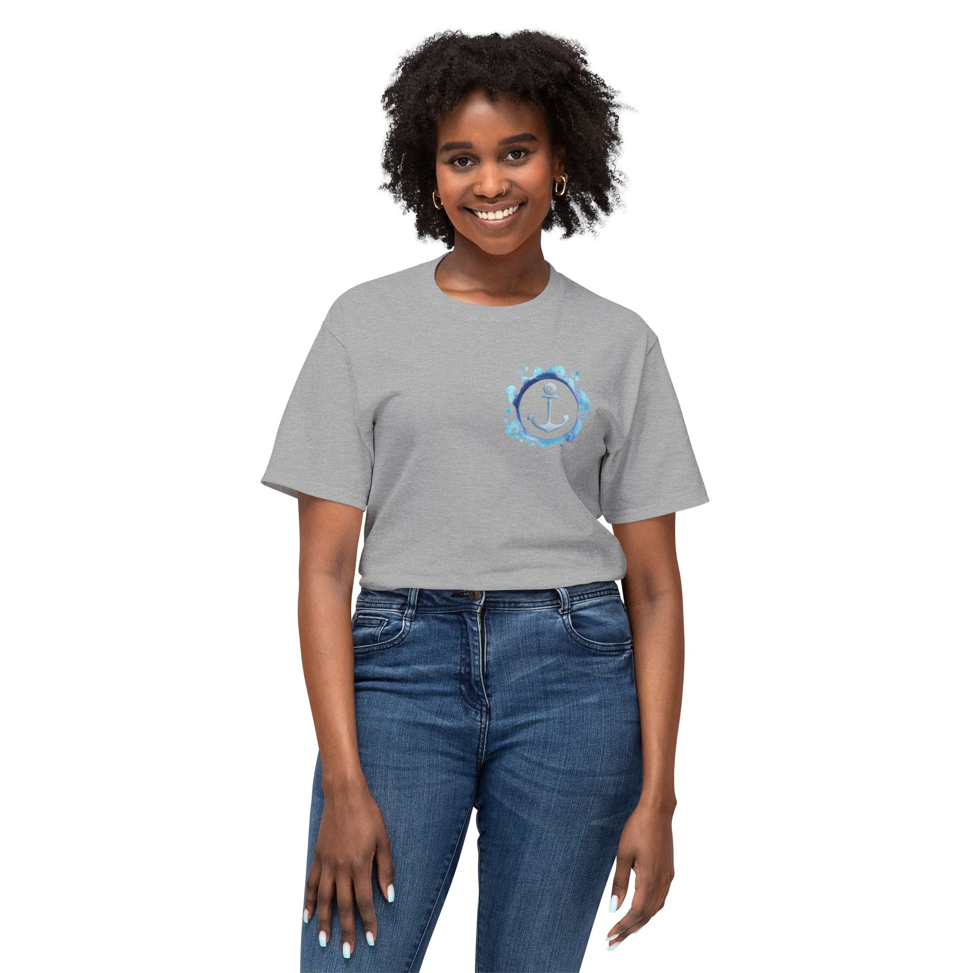 Unisex T-Shirt mit maritimem Design | Weiches Baumwollshirt | Geschenk für Strandliebhaber | Sommer Shirt für Männer u. Frauen