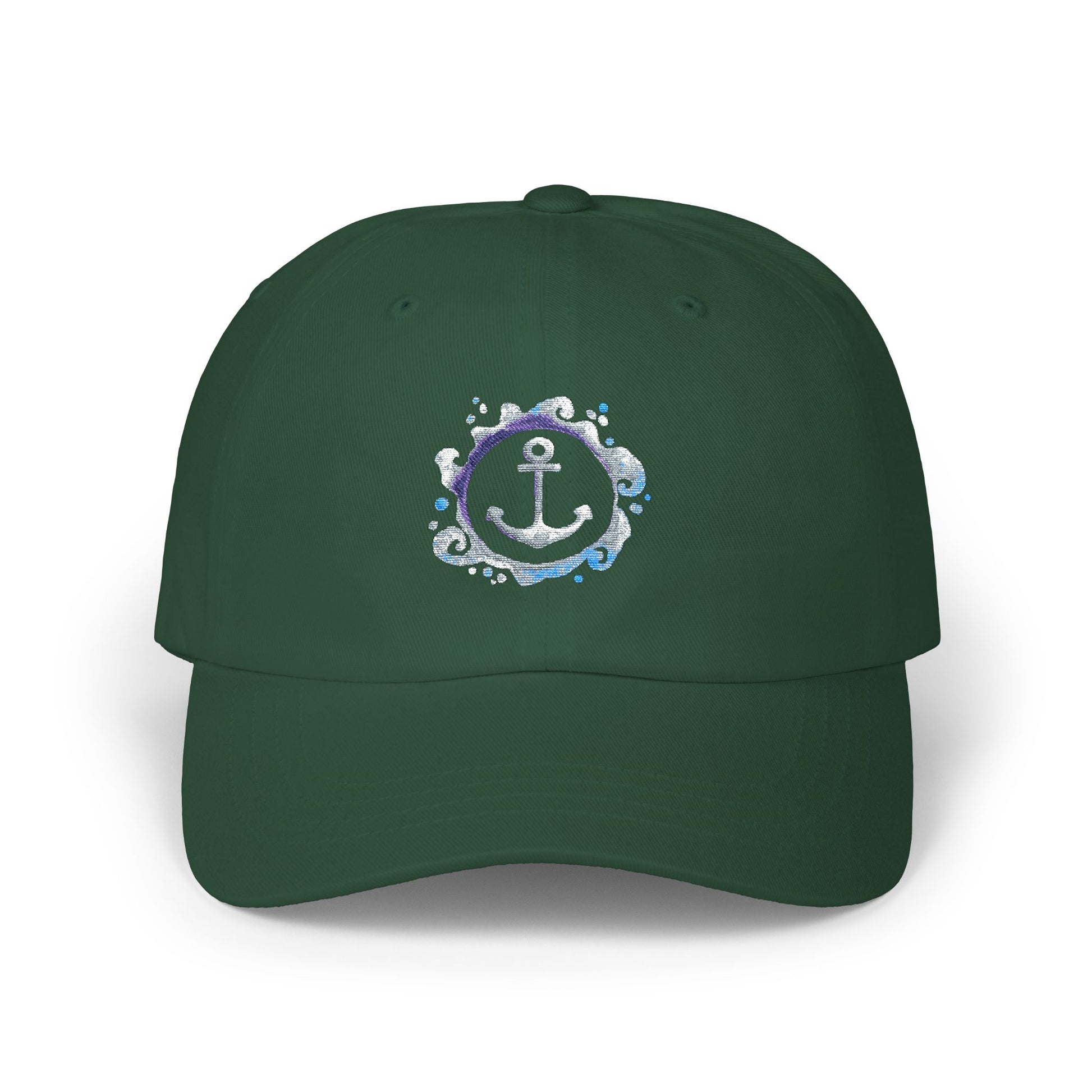 Dad Cap aus Baumwolle | Klassische Basecap Unisex | Geschenk für Männer u. Frauen | Sommermütze mit verstellbarem Verschluss Ankermotiv