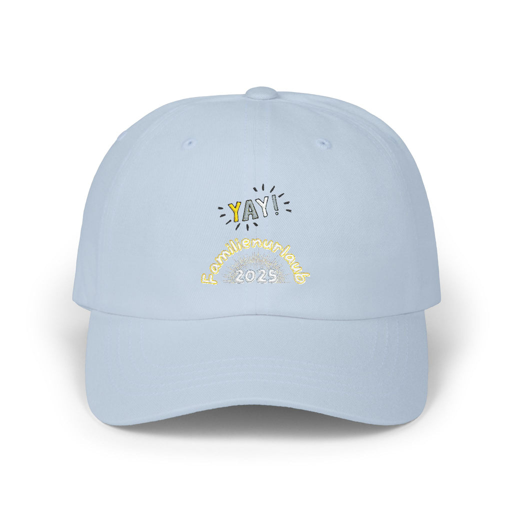 Familienurlaub 2025 Cap  YAY! Familienurlaub 2025 Mütze für Erwachsene | Urlaubs-Outfit | Geschenkidee Familie