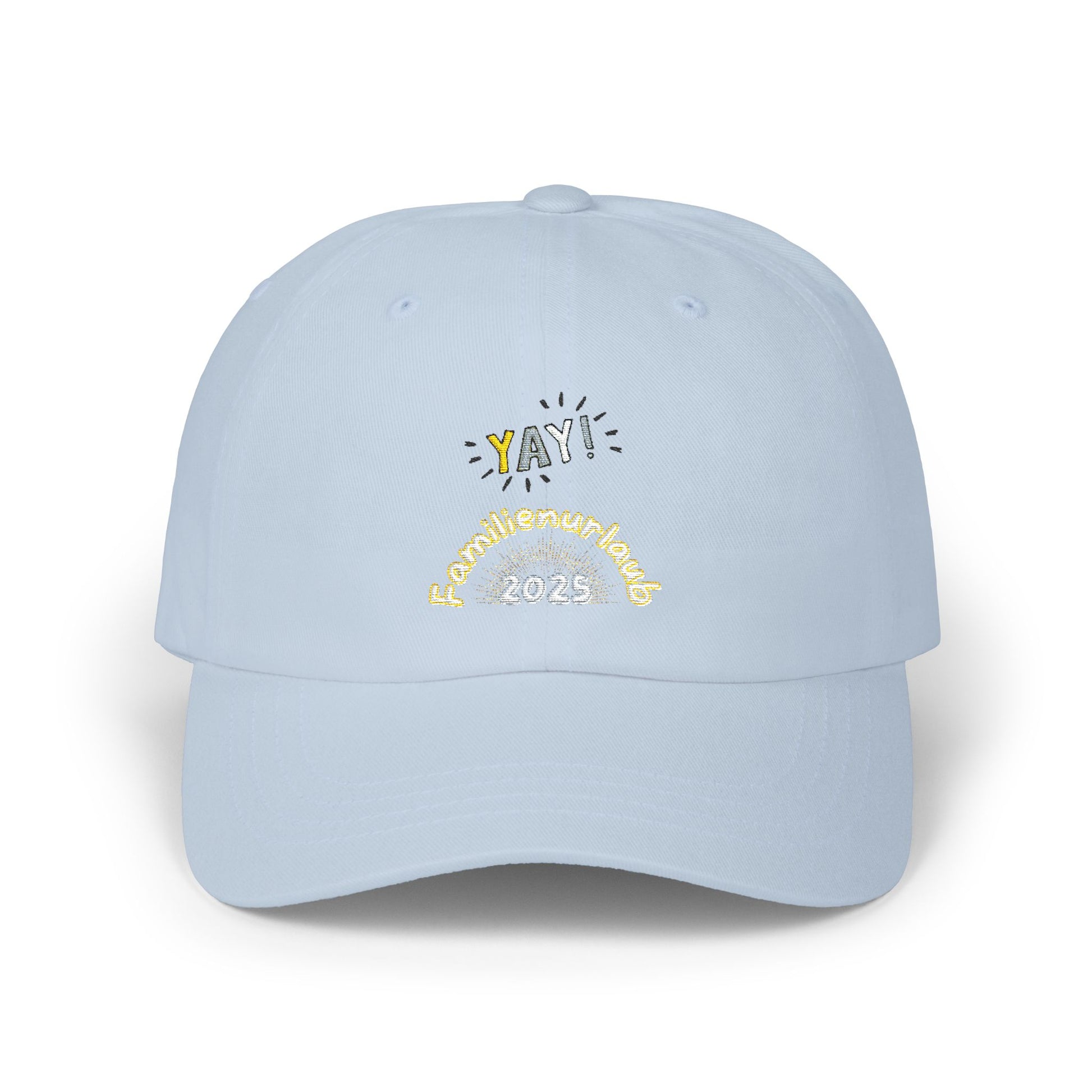 Familienurlaub 2025 Cap  YAY! Familienurlaub 2025 Mütze für Erwachsene | Urlaubs-Outfit | Geschenkidee Familie