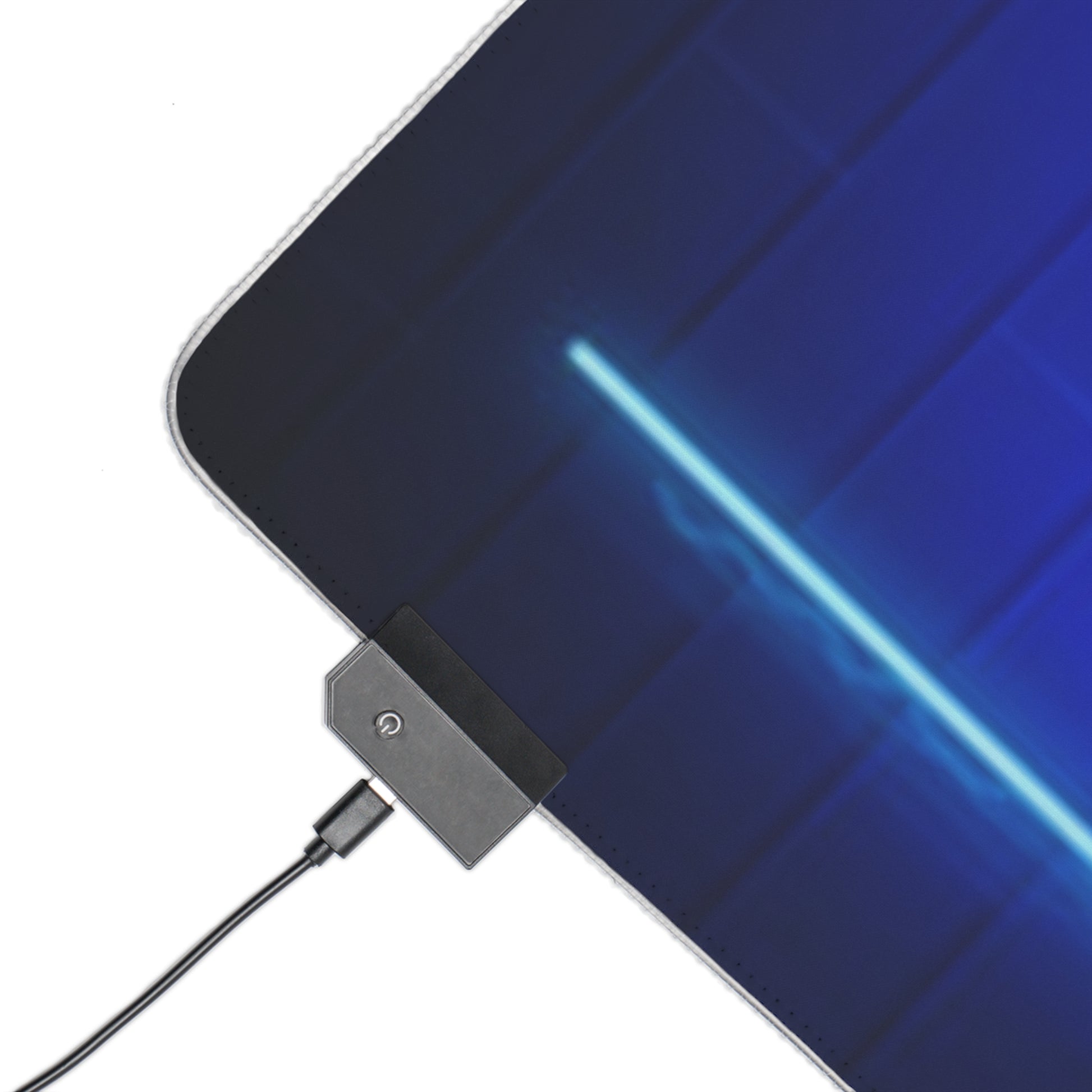 LED Gaming Mauspad mit RGB-Beleuchtung | Rutschfestes Mousepad mit USB | Geschenk für Gamer | Schreibtisch Zubehör
