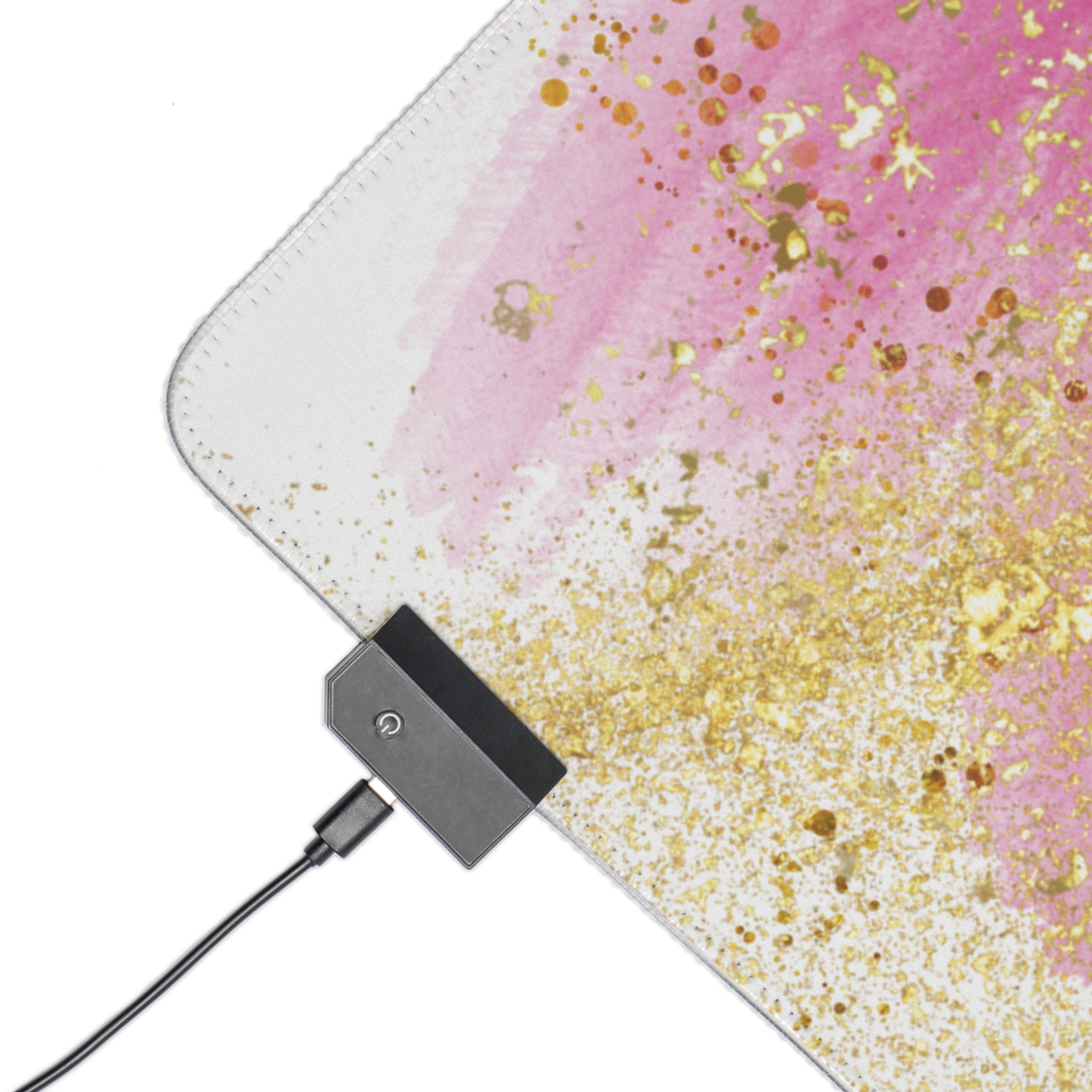 LED Gaming Mauspad mit rgb-Beleuchtung | Rutschfest & präzise | Geschenk für Gamer u. PC-Fans | USB | 35x25 cm / 80x30 cm