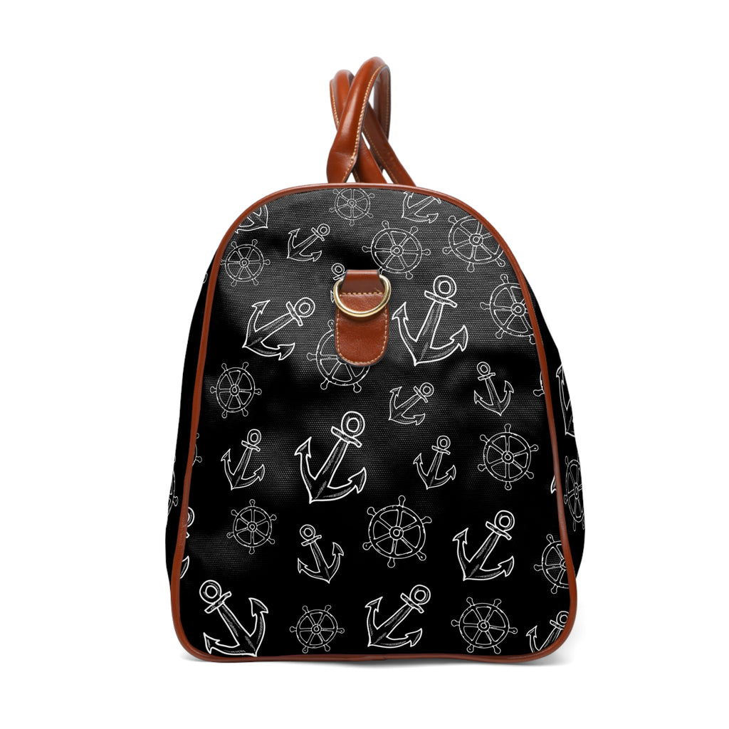 Wasserdichte Reisetasche Damen | Weekender mit Schultergurt u. PU-Ledergriffen  stylisch | Sporttasche u. Handgepäck