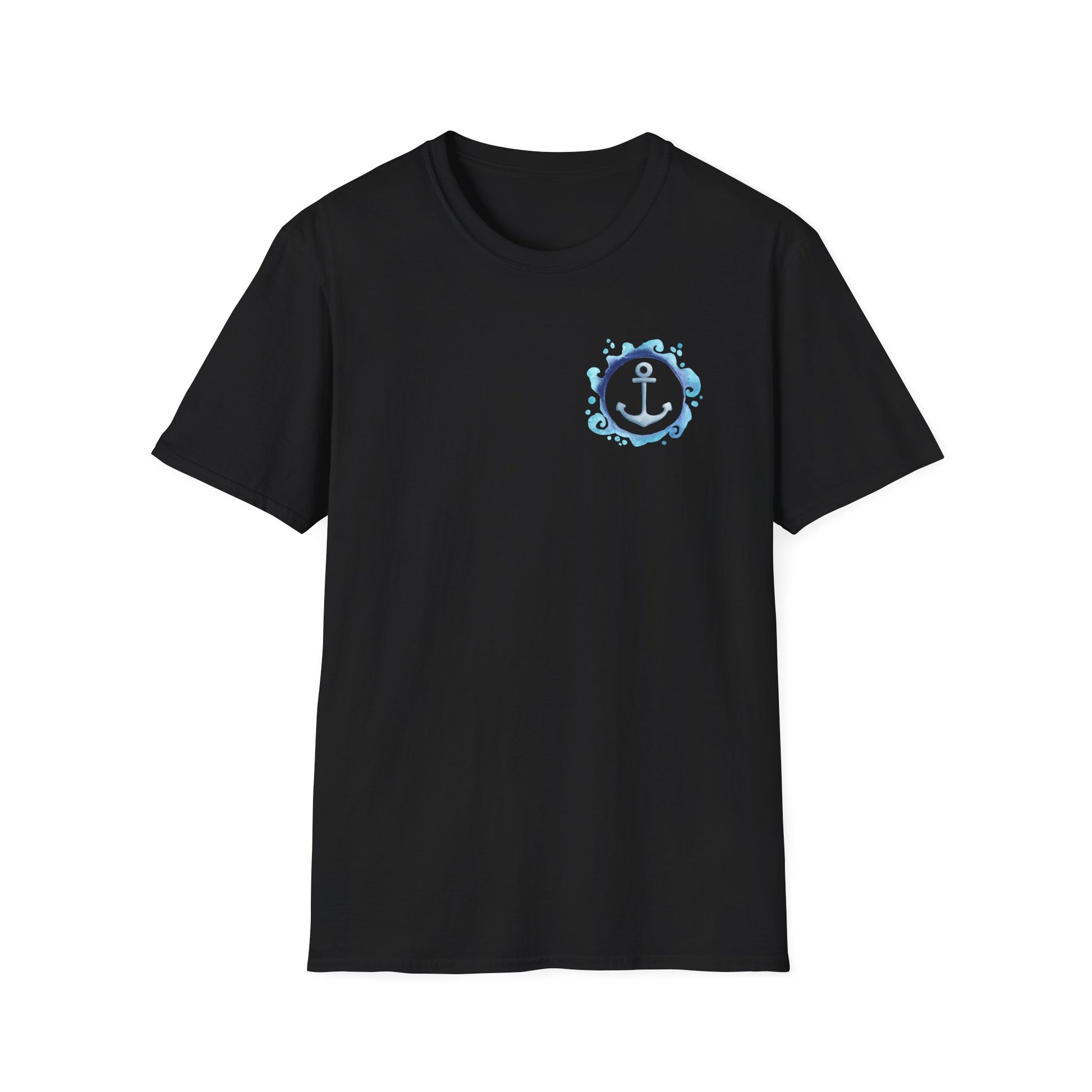 Unisex T-Shirt mit Anker-Design | Maritim | Softstyle Baumwolle | Sommer-Shirt | Geschenk für Strandliebhaber u. Urlaub