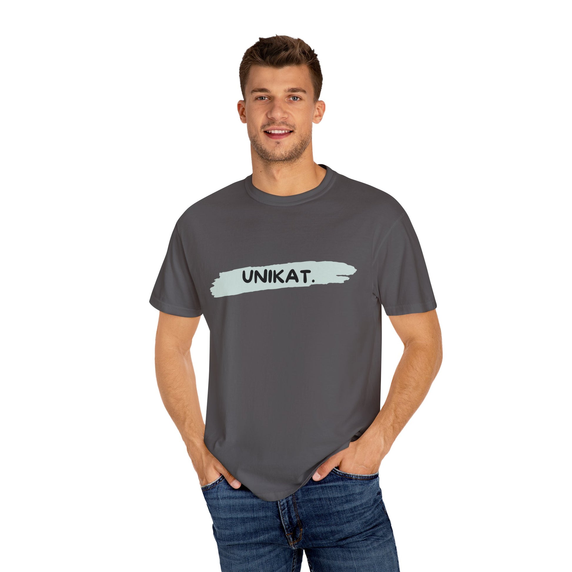 Unikat Garment-Dyed T-shirt | Casual Wear, Gift for Her, Unique Style, Everyday Comfort, Eco-Friendly Fashion