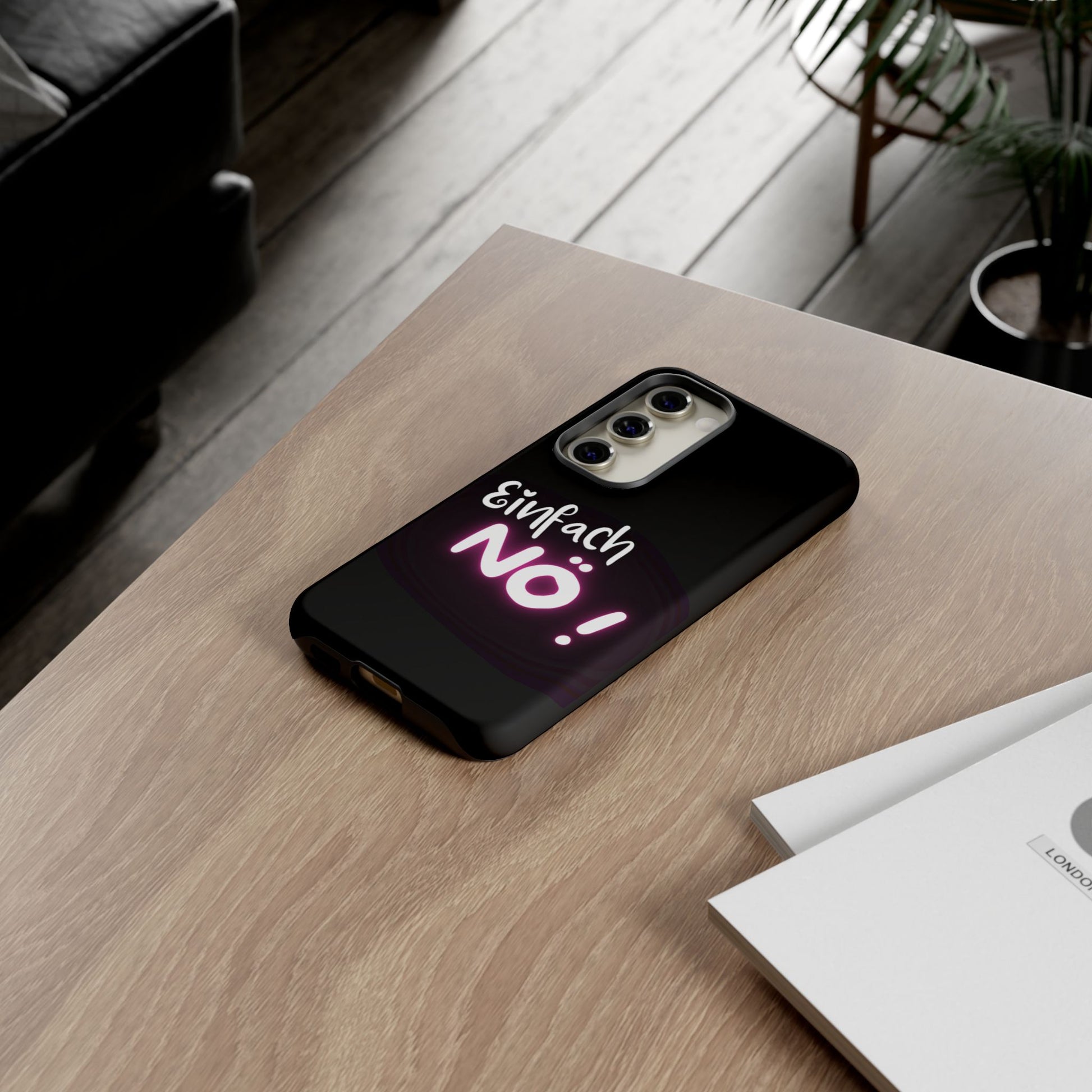 Robuste Handyhülle mit Design | Stoßfeste Schutzhülle für Smartphones | Wireless-Charging geeignet | Moderne Handy-Hülle