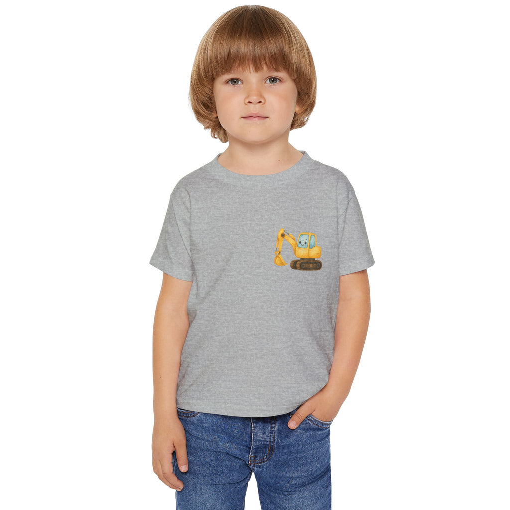 Toddler Excavator T-Shirt | Cute Construction Tee, Kids Gift for Birthdays, Toddler Outfits, Playtime Essentials, Birthday Party