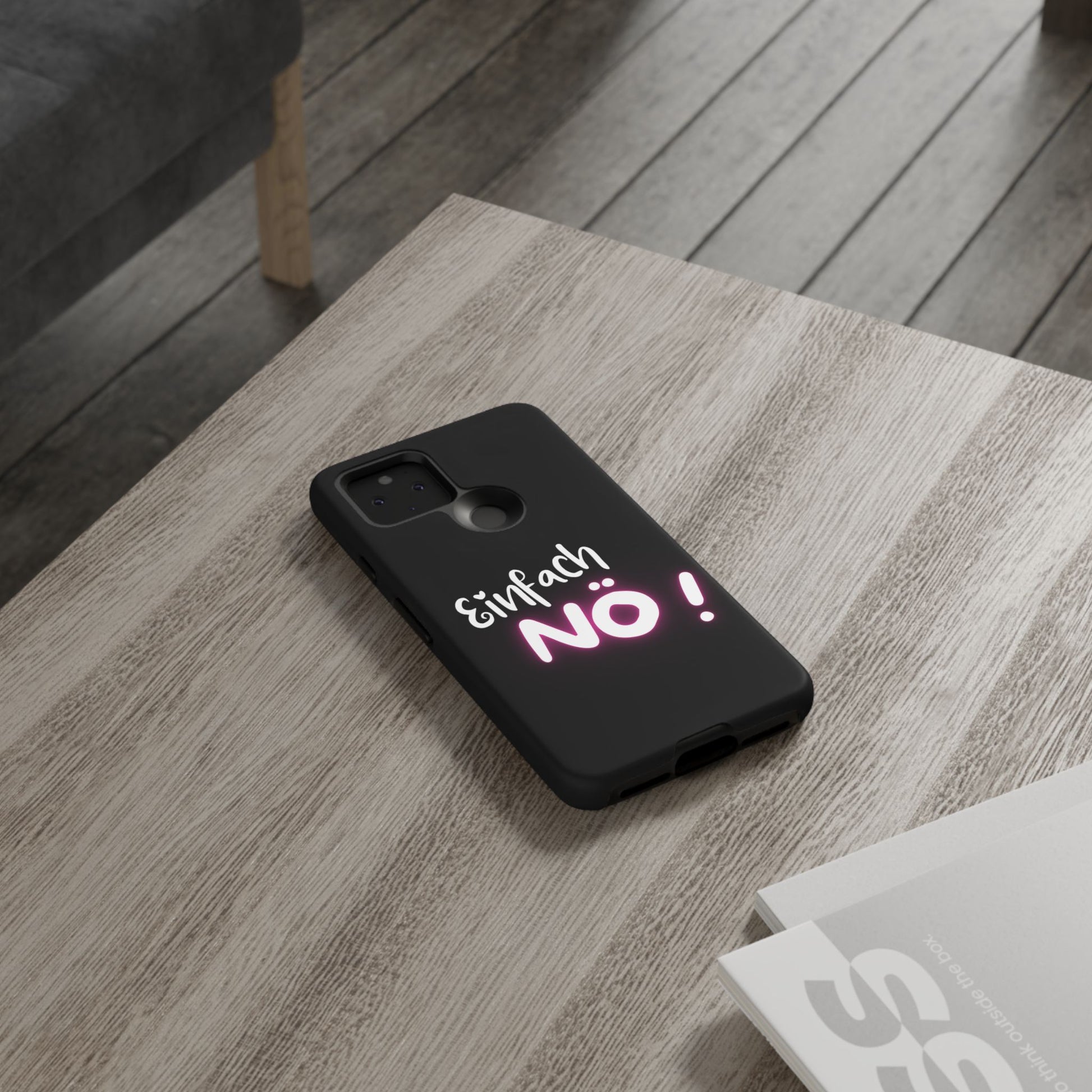 Robuste Handyhülle mit Design | Stoßfeste Schutzhülle für Smartphones | Wireless-Charging geeignet | Moderne Handy-Hülle
