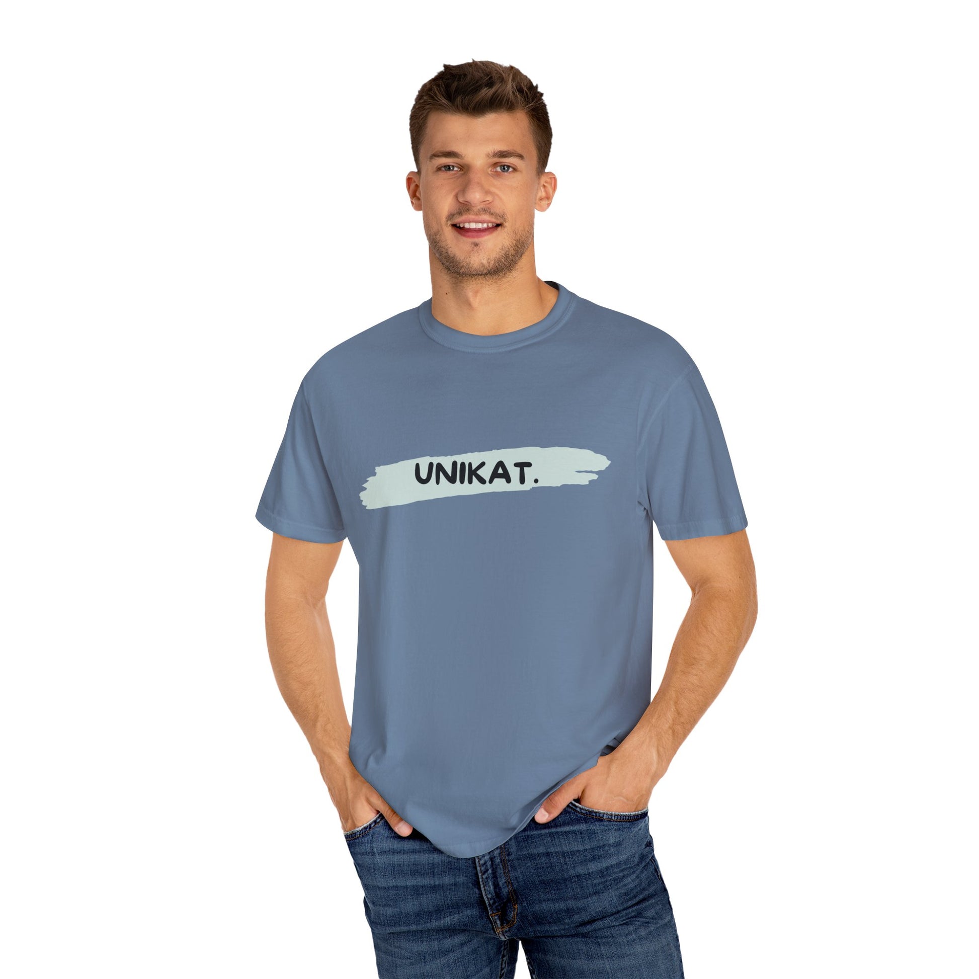 Unikat Garment-Dyed T-shirt | Casual Wear, Gift for Her, Unique Style, Everyday Comfort, Eco-Friendly Fashion