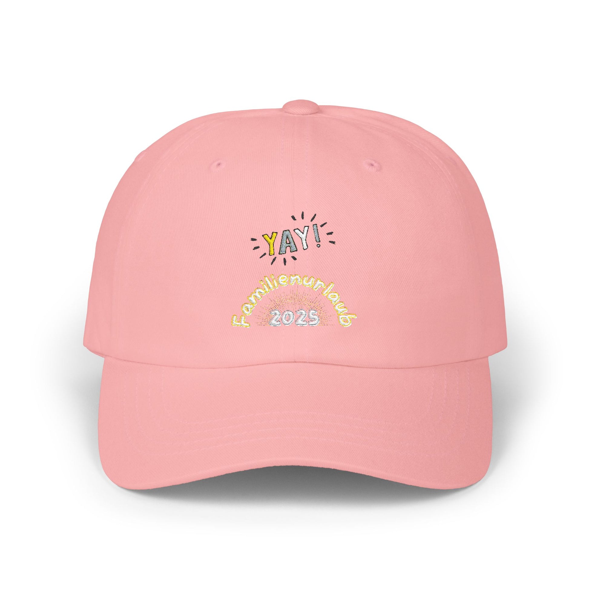 Familienurlaub 2025 Cap  YAY! Familienurlaub 2025 Mütze für Erwachsene | Urlaubs-Outfit | Geschenkidee Familie