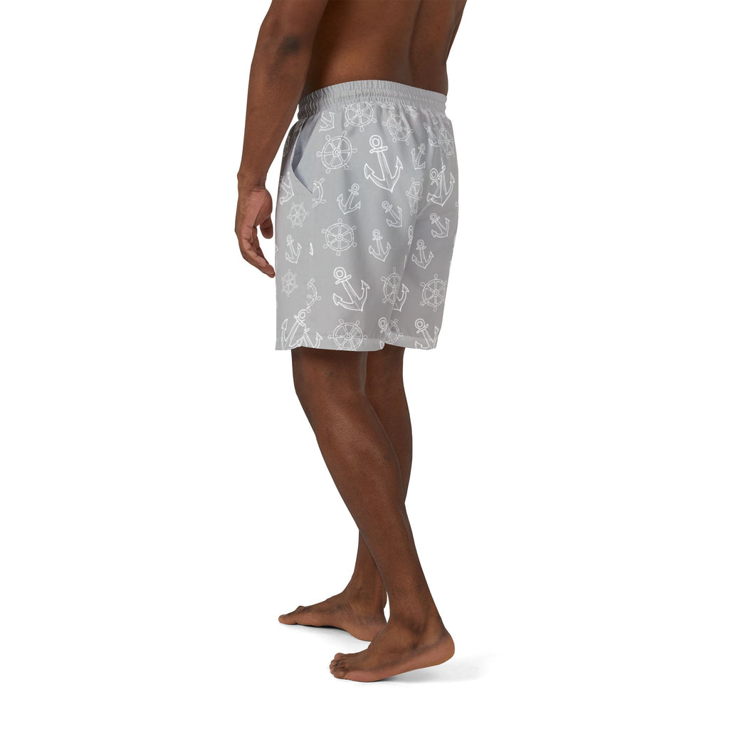 Unisex Badeshorts  schnell trocknende Sommer-Shorts mit Kordelzug u. Taschen  Strandshorts aus leichtem Polyester  für Urlaub u. Pool
