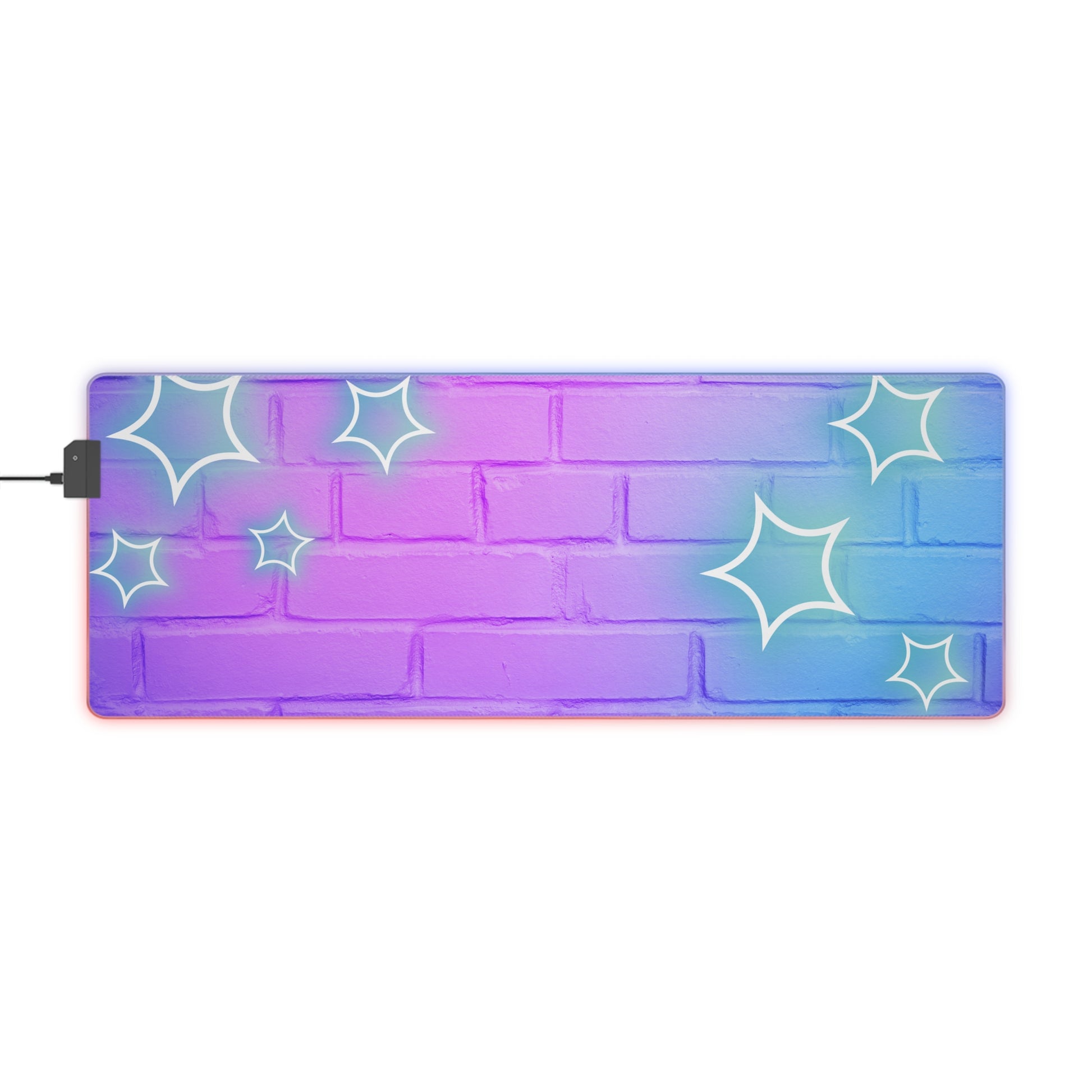 LED Gaming Mauspad mit RGB Beleuchtung | Rutschfestes Mauspad für Gamer | Geschenk für Zocker | USB Mousepad mit Beleuchtung