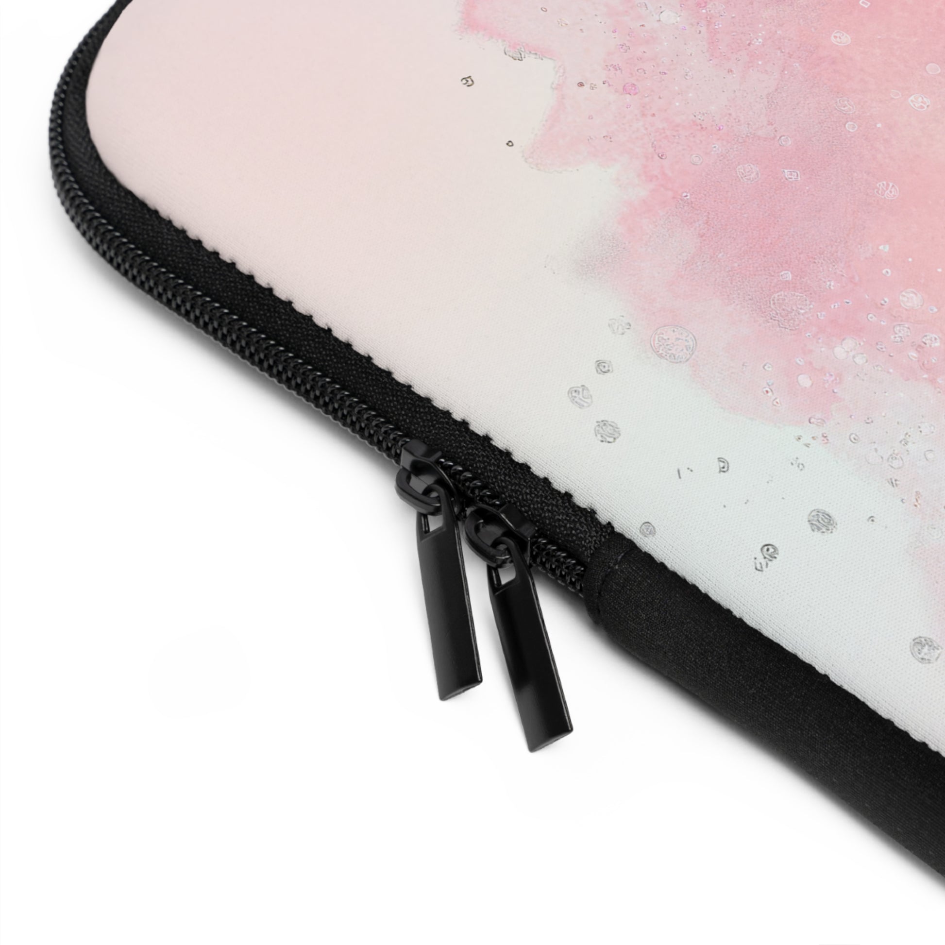 Laptop Hülle Notebook Tasche mit Smiley und pastell Farben gut geschützt und schönes Design zugleich Geschenkidee für Sie und Ihn